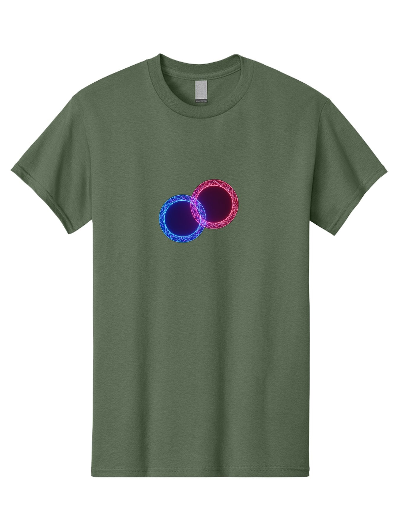 Overlapping-Circles-4 Men'S Graphic Tee, 100% Cotton, Comfortable Casual Summer Wear, Machine Washable, Vintage Camera, Old Camera, Antique Camera, Black Camera, Classic Photography, Photography Equipment, Nostalgic Device, Film Camera, Bag913 14