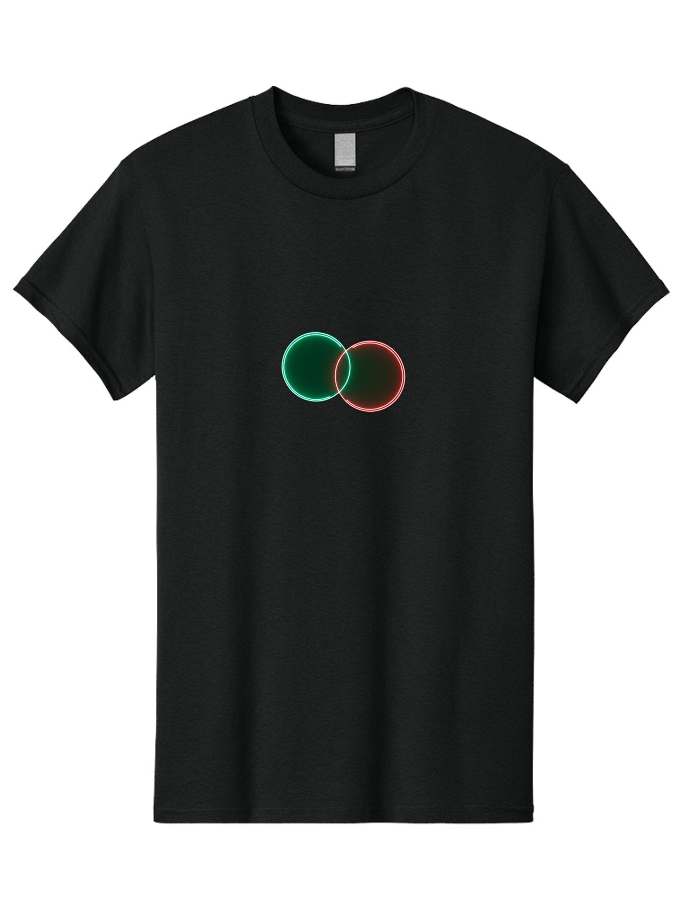 Overlapping-Circles-5 Men'S Graphic Tee, 100% Cotton, Comfortable Casual Summer Wear, Machine Washable, Vintage Camera, Old Camera, Antique Camera, Black Camera, Classic Photography, Photography Equipment, Nostalgic Device, Film Camera, Bag914 6