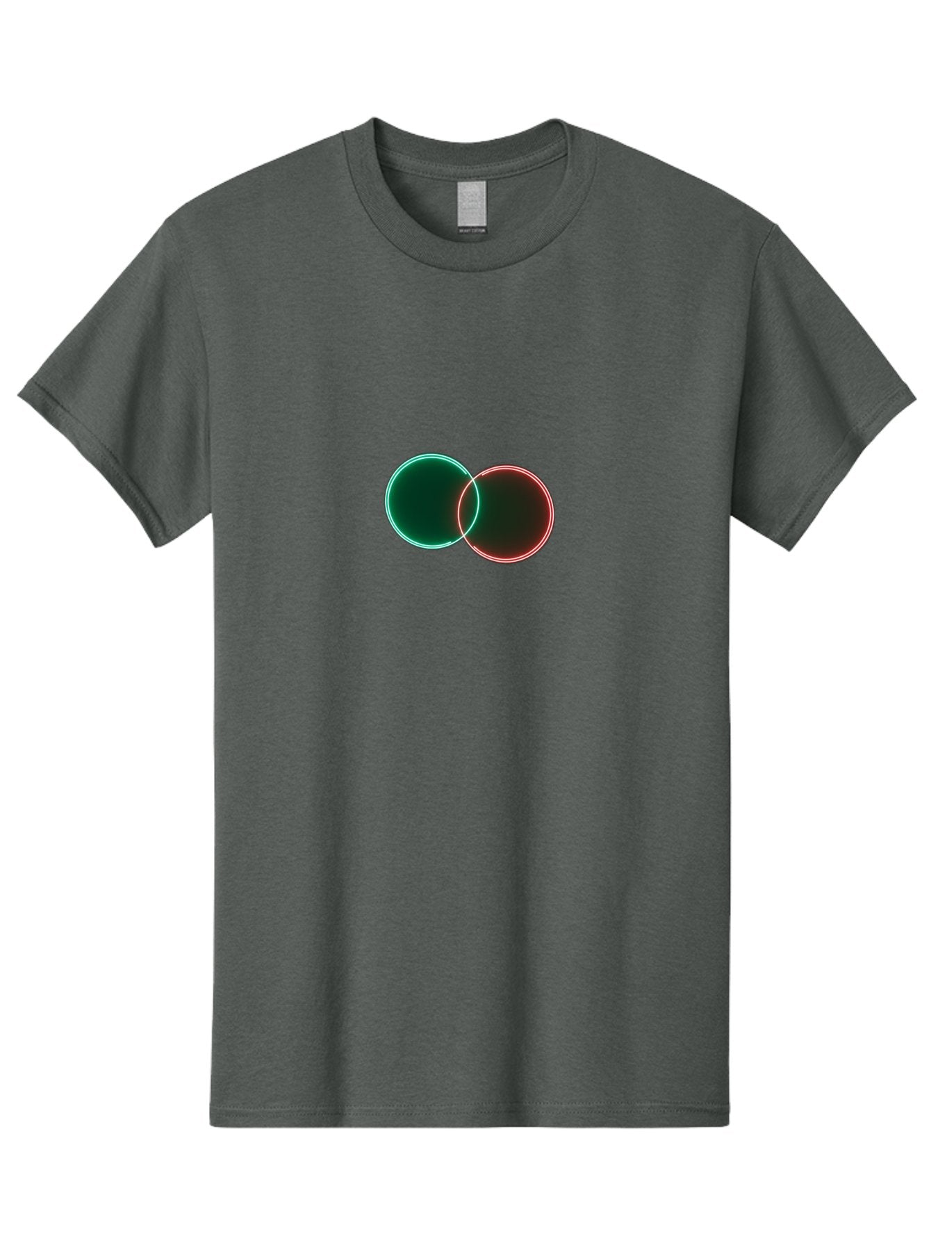 Overlapping-Circles-5 Men'S Graphic Tee, 100% Cotton, Comfortable Casual Summer Wear, Machine Washable, Vintage Camera, Old Camera, Antique Camera, Black Camera, Classic Photography, Photography Equipment, Nostalgic Device, Film Camera, Bag914 5