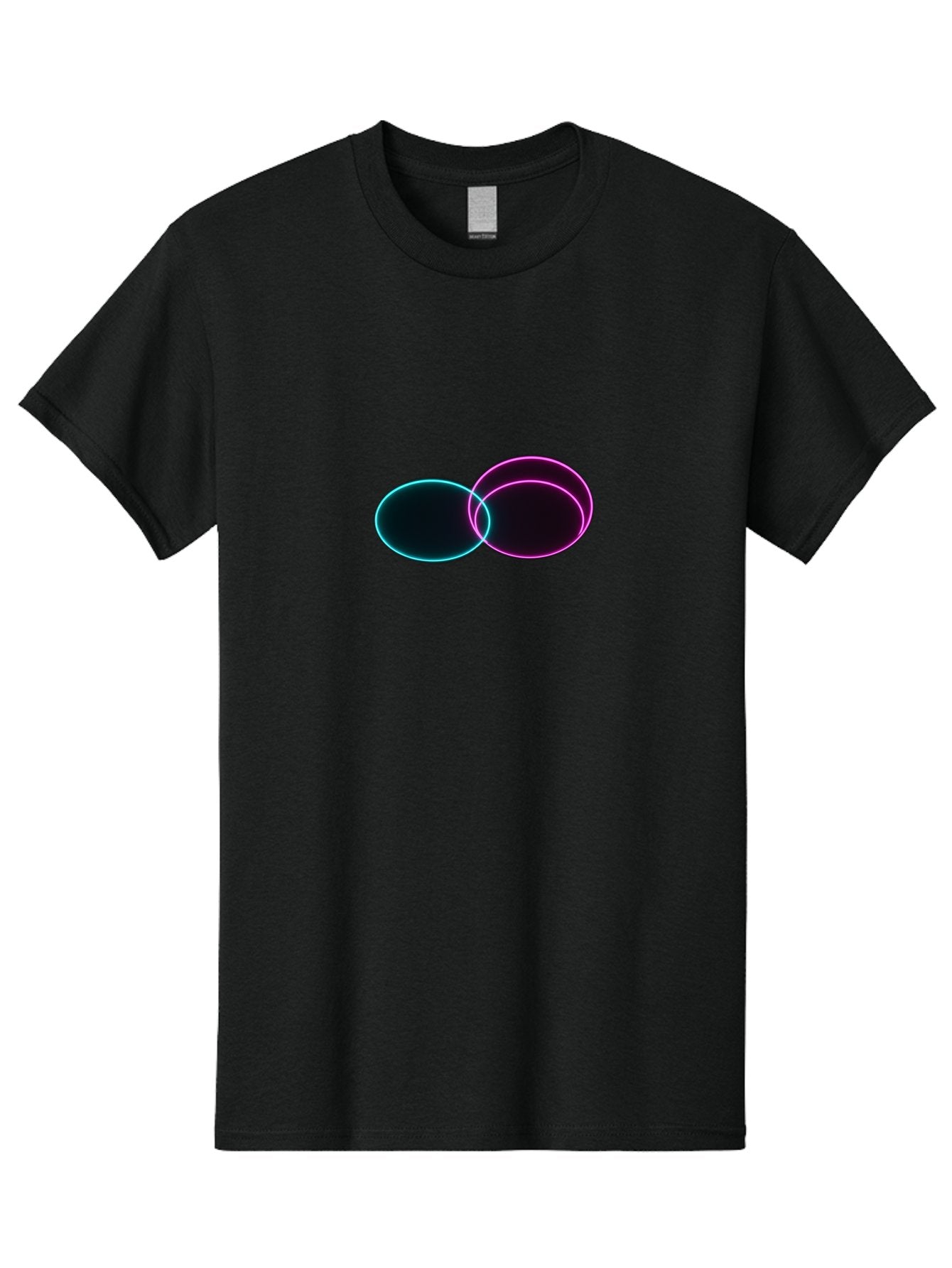 Overlapping-Circles Men'S Graphic Tee, 100% Cotton, Comfortable Casual Summer Wear, Machine Washable, Vintage Camera, Old Camera, Antique Camera, Black Camera, Classic Photography, Photography Equipment, Nostalgic Device, Film Camera, Bag915 3