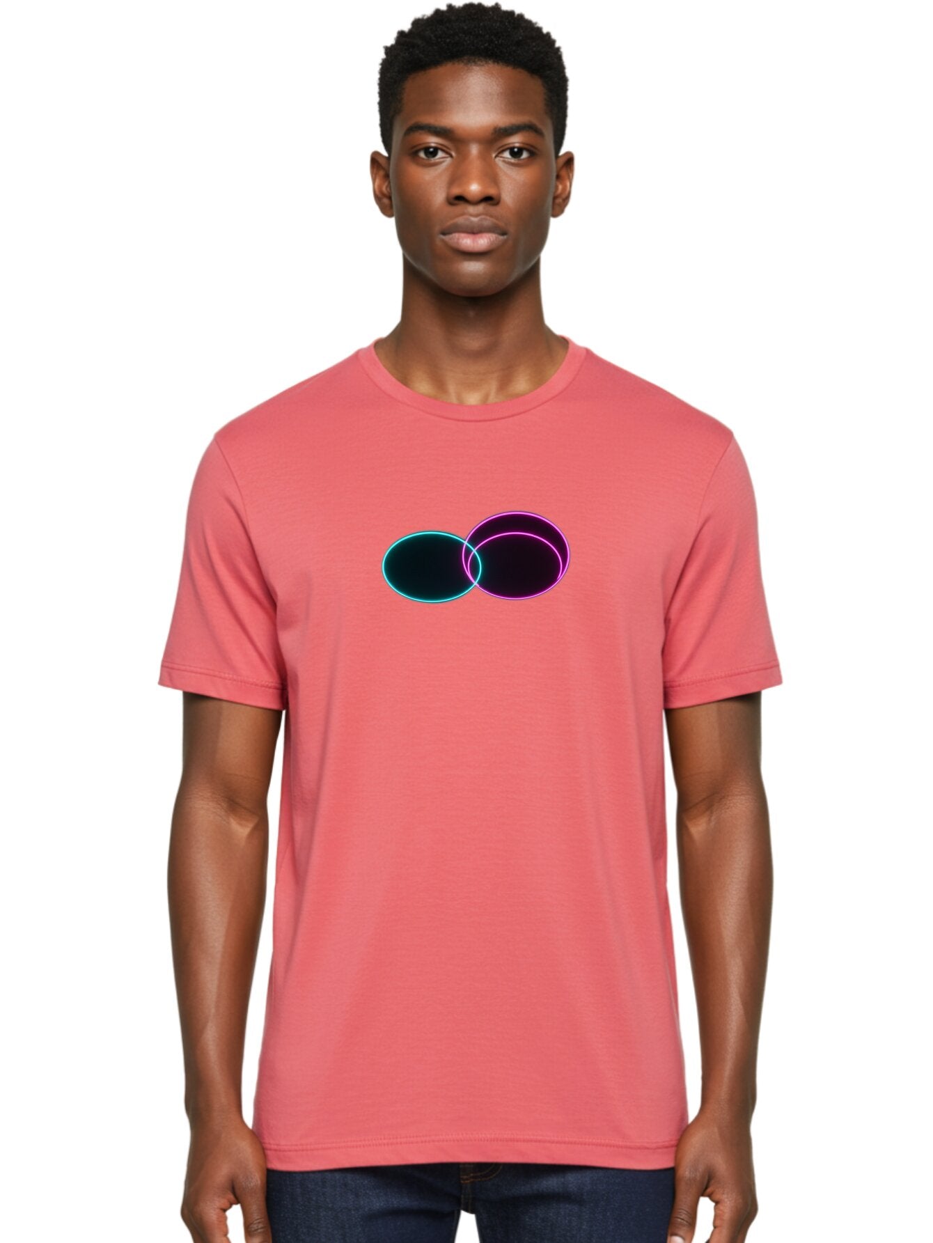 Overlapping-Circles Men'S Graphic Tee, 100% Cotton, Comfortable Casual Summer Wear, Machine Washable, Vintage Camera, Old Camera, Antique Camera, Black Camera, Classic Photography, Photography Equipment, Nostalgic Device, Film Camera, Bag915 17