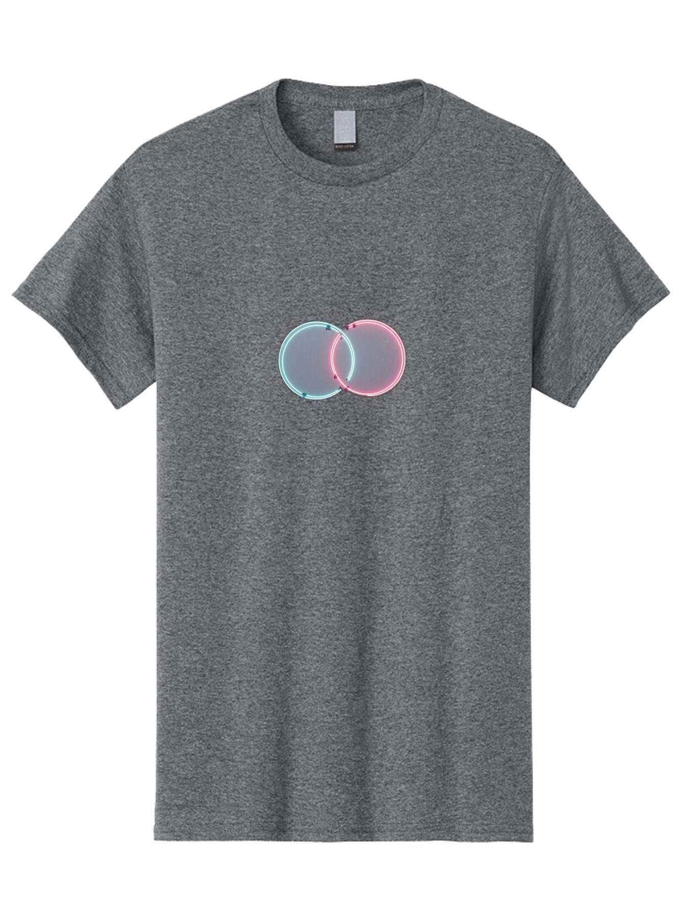 Overlapping-Neon-Circles-1 Men'S Graphic Tee, 100% Cotton, Comfortable Casual Summer Wear, Machine Washable, Vintage Camera, Old Camera, Antique Camera, Black Camera, Classic Photography, Photography Equipment, Nostalgic Device, Film Camera, Bag916
