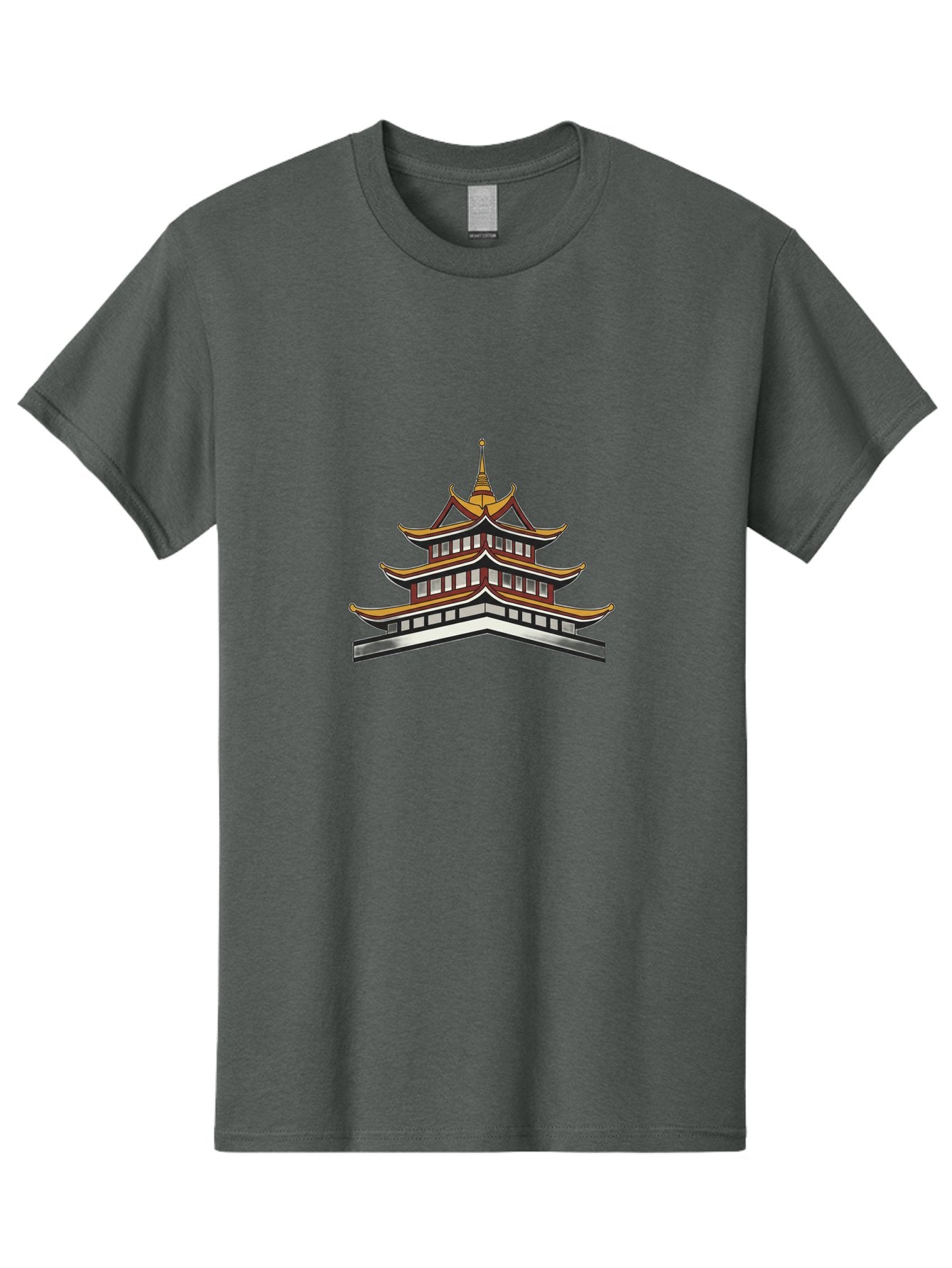 Pagoda-1 Men'S Graphic Tee, 100% Cotton, Comfortable Casual Summer Wear, Machine Washable, Vintage Camera, Old Camera, Antique Camera, Black Camera, Classic Photography, Photography Equipment, Nostalgic Device, Film Camera, Camera Art Bag919 15