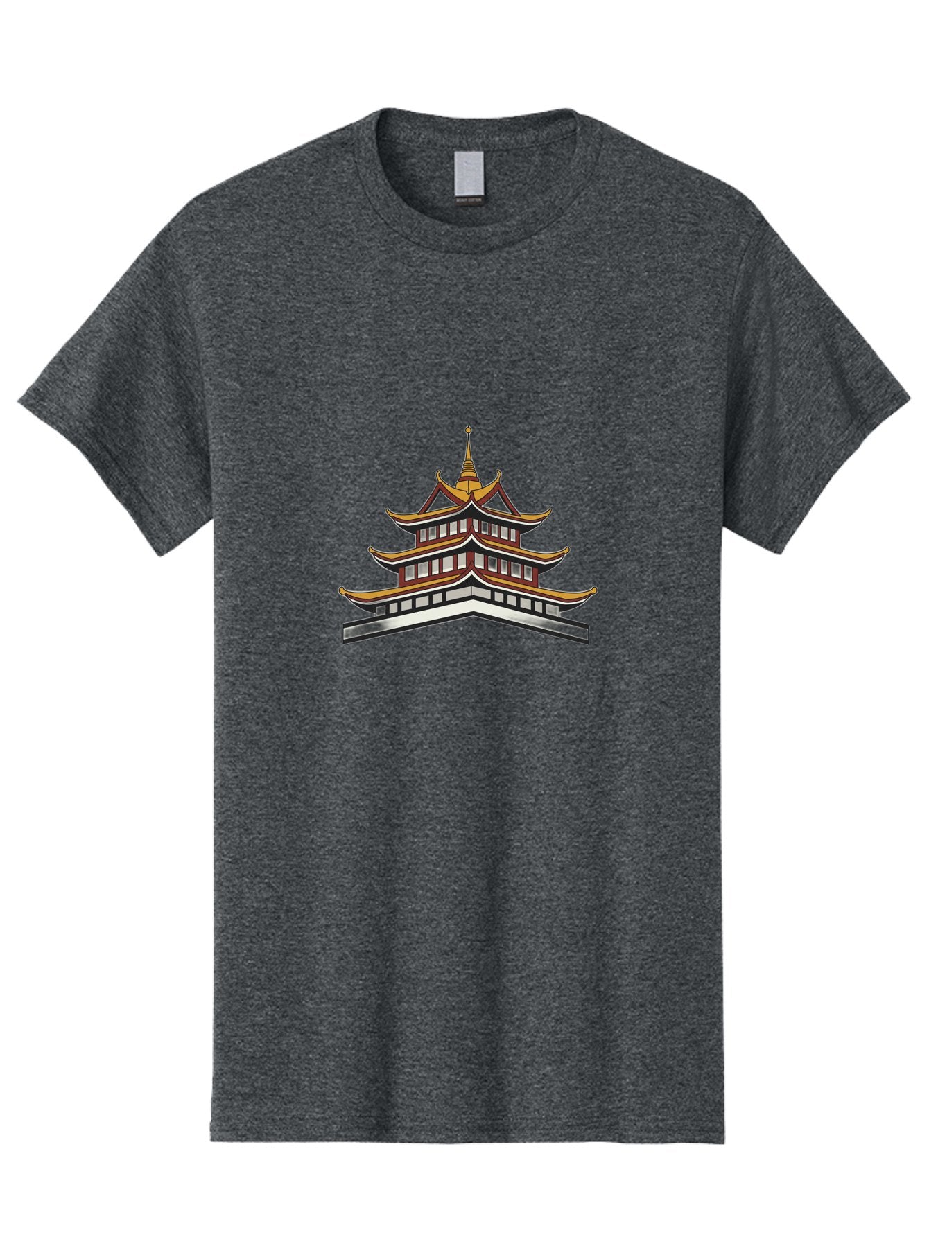 Pagoda-1 Men'S Graphic Tee, 100% Cotton, Comfortable Casual Summer Wear, Machine Washable, Vintage Camera, Old Camera, Antique Camera, Black Camera, Classic Photography, Photography Equipment, Nostalgic Device, Film Camera, Camera Art Bag919