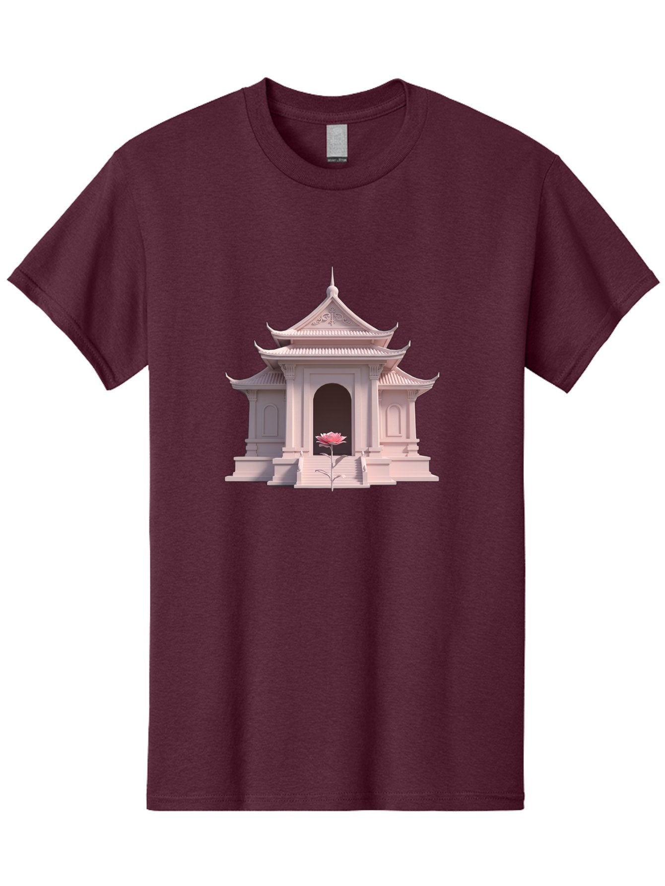 Pagoda-Temple Men'S Graphic Tee, 100% Cotton, Comfortable Casual Summer Wear, Machine Washable, Vintage Camera, Old Camera, Antique Camera, Black Camera, Classic Photography, Photography Equipment, Nostalgic Device, Film Camera, Camera Art Bag922 8