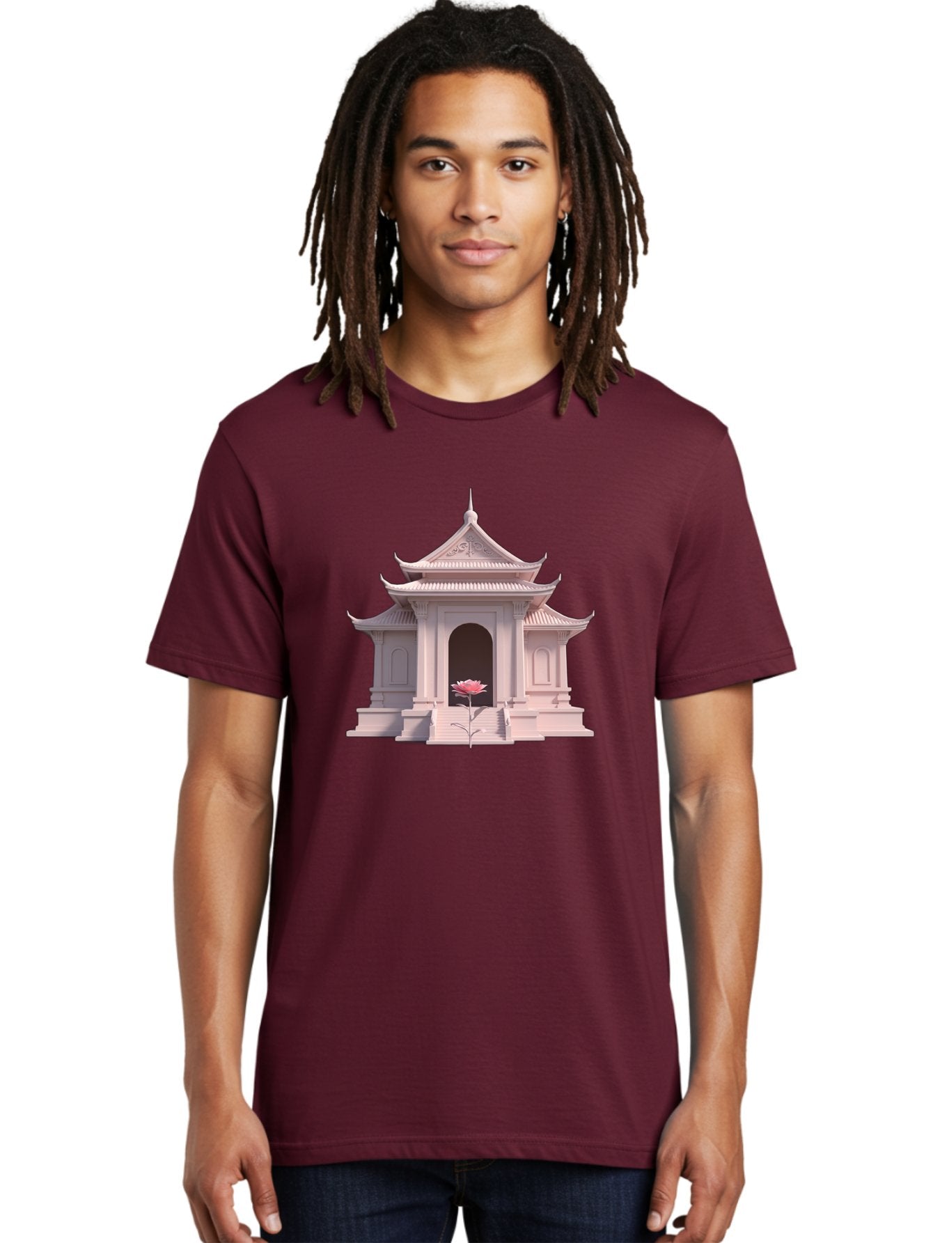 Pagoda-Temple Men'S Graphic Tee, 100% Cotton, Comfortable Casual Summer Wear, Machine Washable, Vintage Camera, Old Camera, Antique Camera, Black Camera, Classic Photography, Photography Equipment, Nostalgic Device, Film Camera, Camera Art Bag922 25