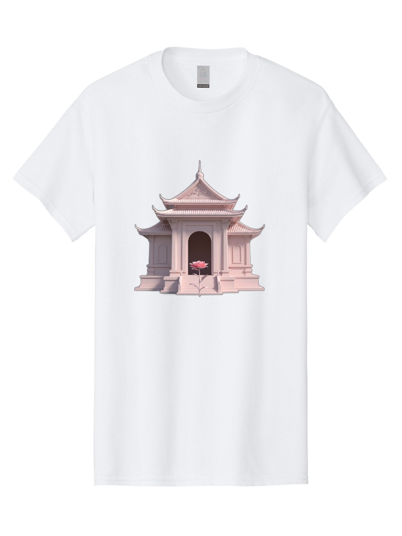 Pagoda-Temple Men'S Graphic Tee, 100% Cotton, Comfortable Casual Summer Wear, Machine Washable, Vintage Camera, Old Camera, Antique Camera, Black Camera, Classic Photography, Photography Equipment, Nostalgic Device, Film Camera, Camera Art Bag922 3