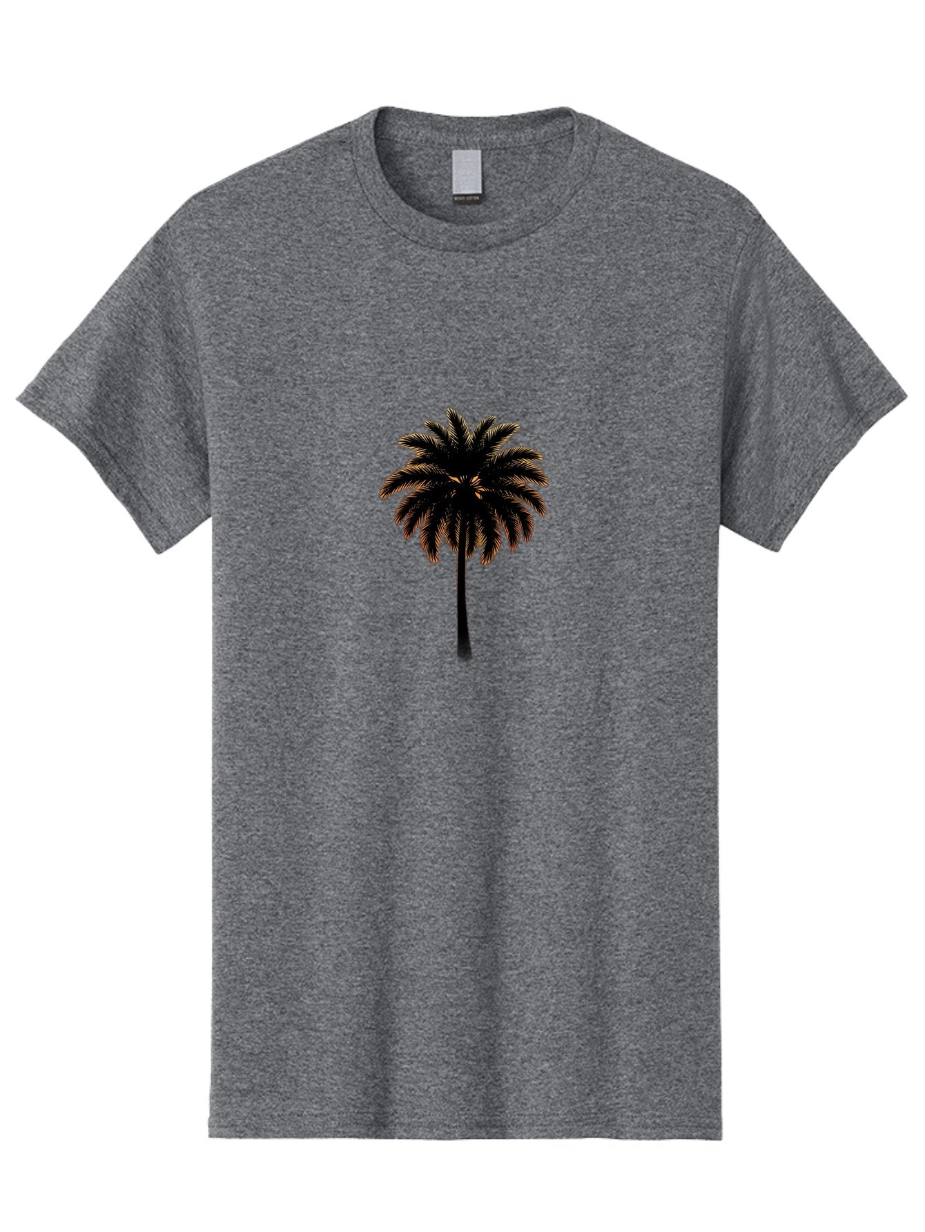 Palm-Tree Men'S Graphic Tee, 100% Cotton, Comfortable Casual Summer Wear, Machine Washable, Vintage Camera, Old Camera, Antique Camera, Black Camera, Classic Photography, Photography Equipment, Nostalgic Device, Film Camera, Camera Art Bag924 8