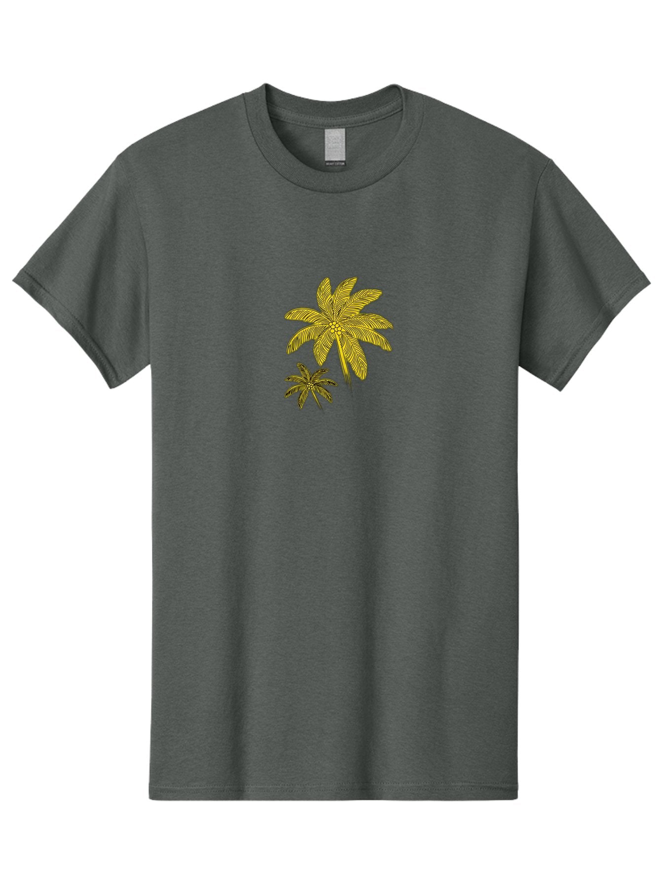 Palm-Trees Men'S Graphic Tee, 100% Cotton, Comfortable Casual Summer Wear, Machine Washable, Vintage Camera, Old Camera, Antique Camera, Black Camera, Classic Photography, Photography Equipment, Nostalgic Device, Film Camera, Camera Art Bag926 9