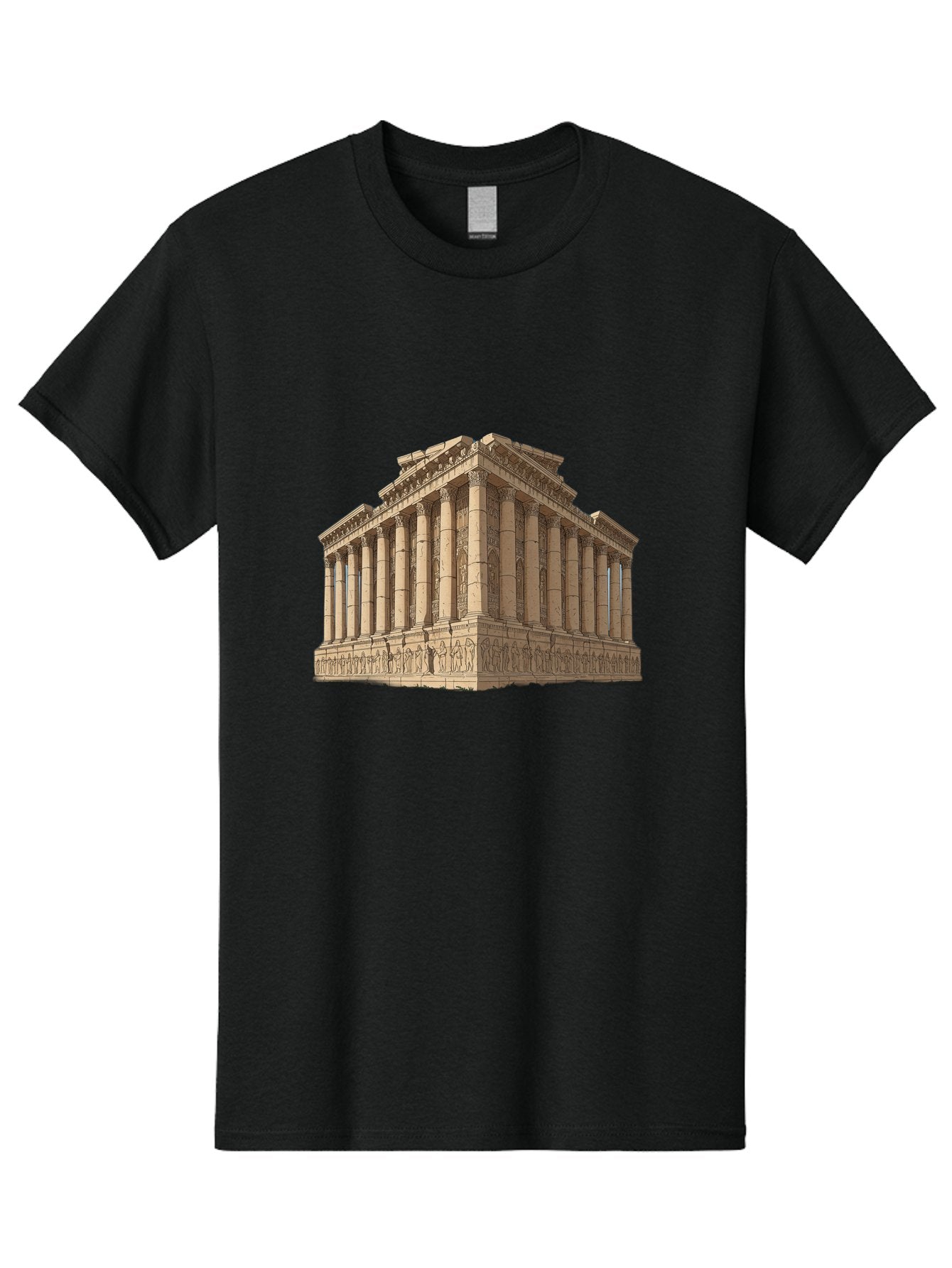 Parthenon-1 Men'S Graphic Tee, 100% Cotton, Comfortable Casual Summer Wear, Machine Washable, Vintage Camera, Old Camera, Antique Camera, Black Camera, Classic Photography, Photography Equipment, Nostalgic Device, Film Camera, Camera Art Bag933 15
