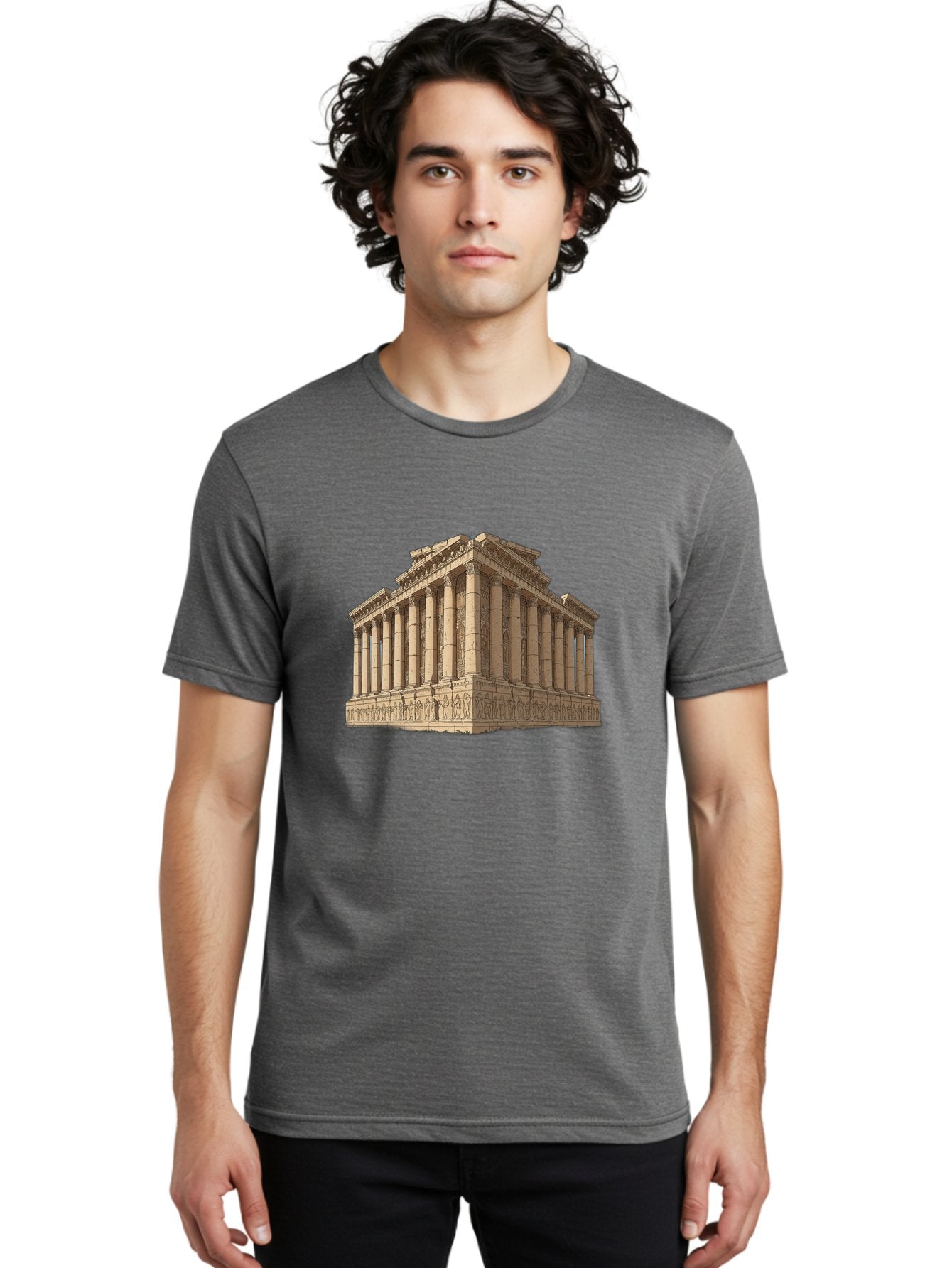 Parthenon-1 Men'S Graphic Tee, 100% Cotton, Comfortable Casual Summer Wear, Machine Washable, Vintage Camera, Old Camera, Antique Camera, Black Camera, Classic Photography, Photography Equipment, Nostalgic Device, Film Camera, Camera Art Bag933 29