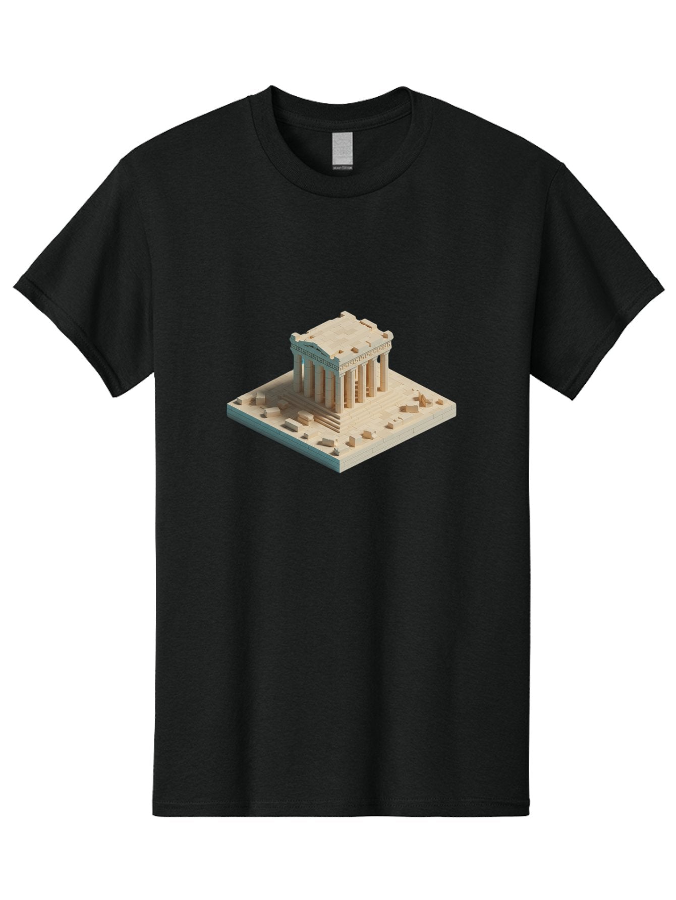 Parthenon-2 Men'S Graphic Tee, 100% Cotton, Comfortable Casual Summer Wear, Machine Washable, Vintage Camera, Old Camera, Antique Camera, Black Camera, Classic Photography, Photography Equipment, Nostalgic Device, Film Camera, Camera Art Bag934 14