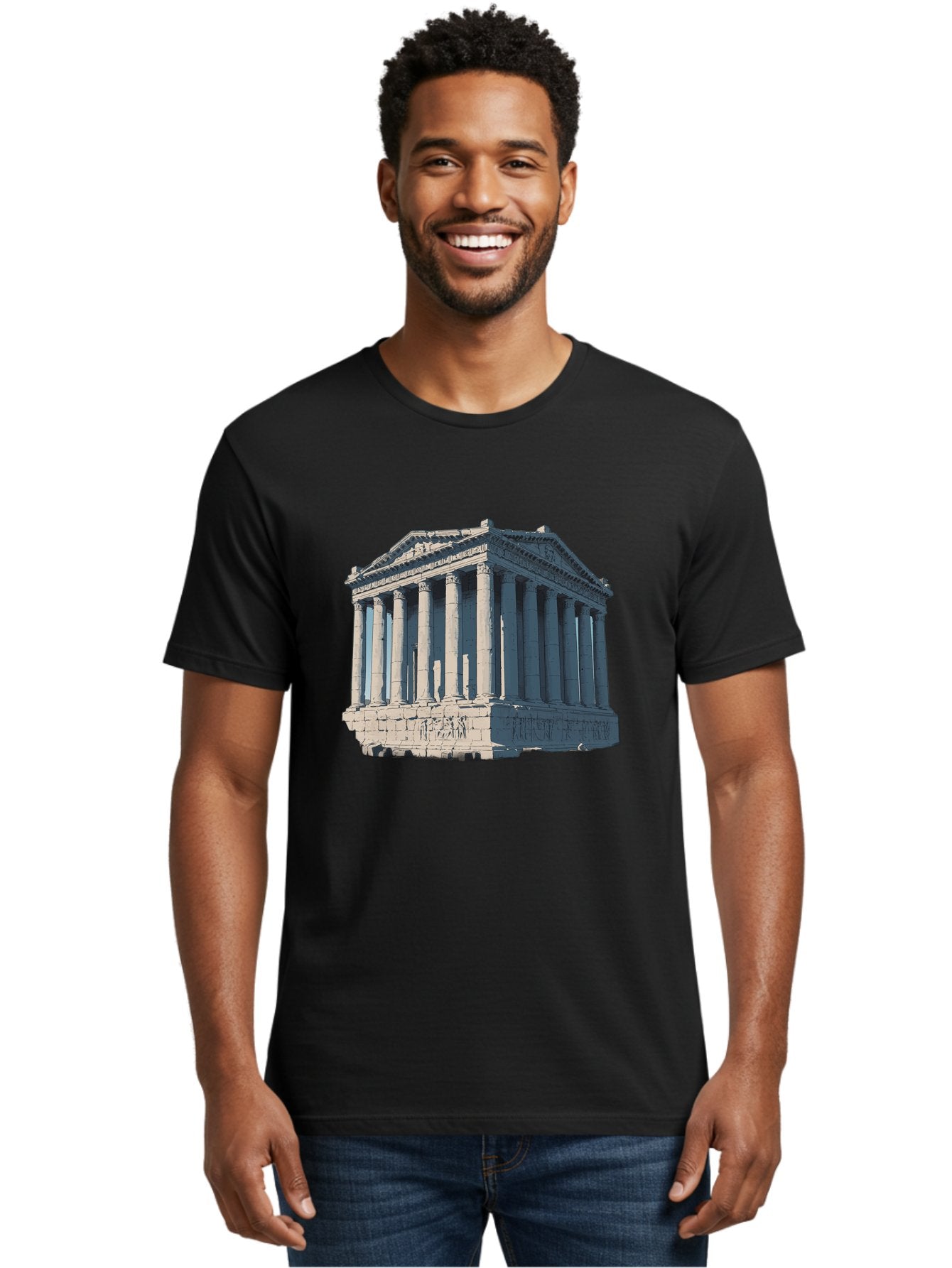 Parthenon-3 Men'S Graphic Tee, 100% Cotton, Comfortable Casual Summer Wear, Machine Washable, Vintage Camera, Old Camera, Antique Camera, Black Camera, Classic Photography, Photography Equipment, Nostalgic Device, Film Camera, Camera Art Bag935 20