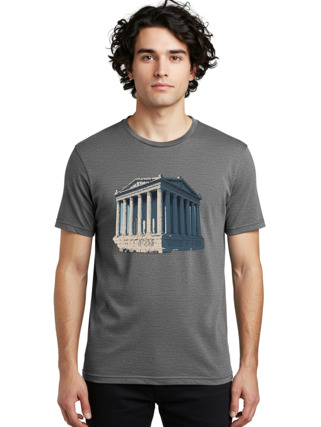 Parthenon-3 Men'S Graphic Tee, 100% Cotton, Comfortable Casual Summer Wear, Machine Washable, Vintage Camera, Old Camera, Antique Camera, Black Camera, Classic Photography, Photography Equipment, Nostalgic Device, Film Camera, Camera Art Bag935 18
