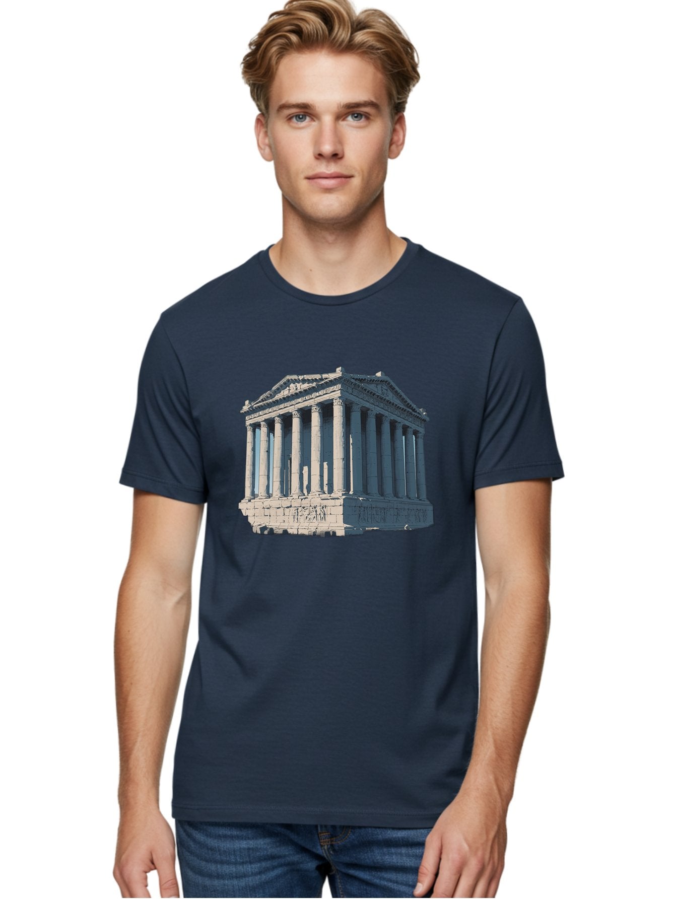Parthenon-3 Men'S Graphic Tee, 100% Cotton, Comfortable Casual Summer Wear, Machine Washable, Vintage Camera, Old Camera, Antique Camera, Black Camera, Classic Photography, Photography Equipment, Nostalgic Device, Film Camera, Camera Art Bag935 21