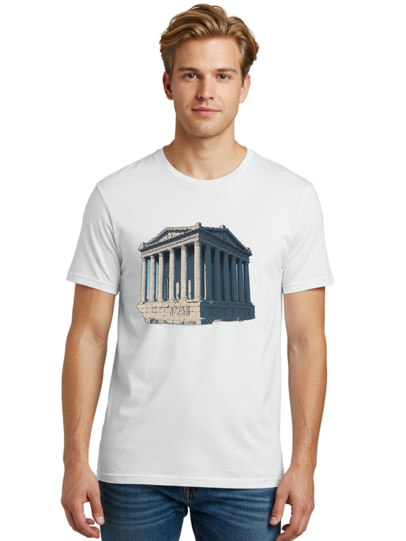 Parthenon-3 Men'S Graphic Tee, 100% Cotton, Comfortable Casual Summer Wear, Machine Washable, Vintage Camera, Old Camera, Antique Camera, Black Camera, Classic Photography, Photography Equipment, Nostalgic Device, Film Camera, Camera Art Bag935 26