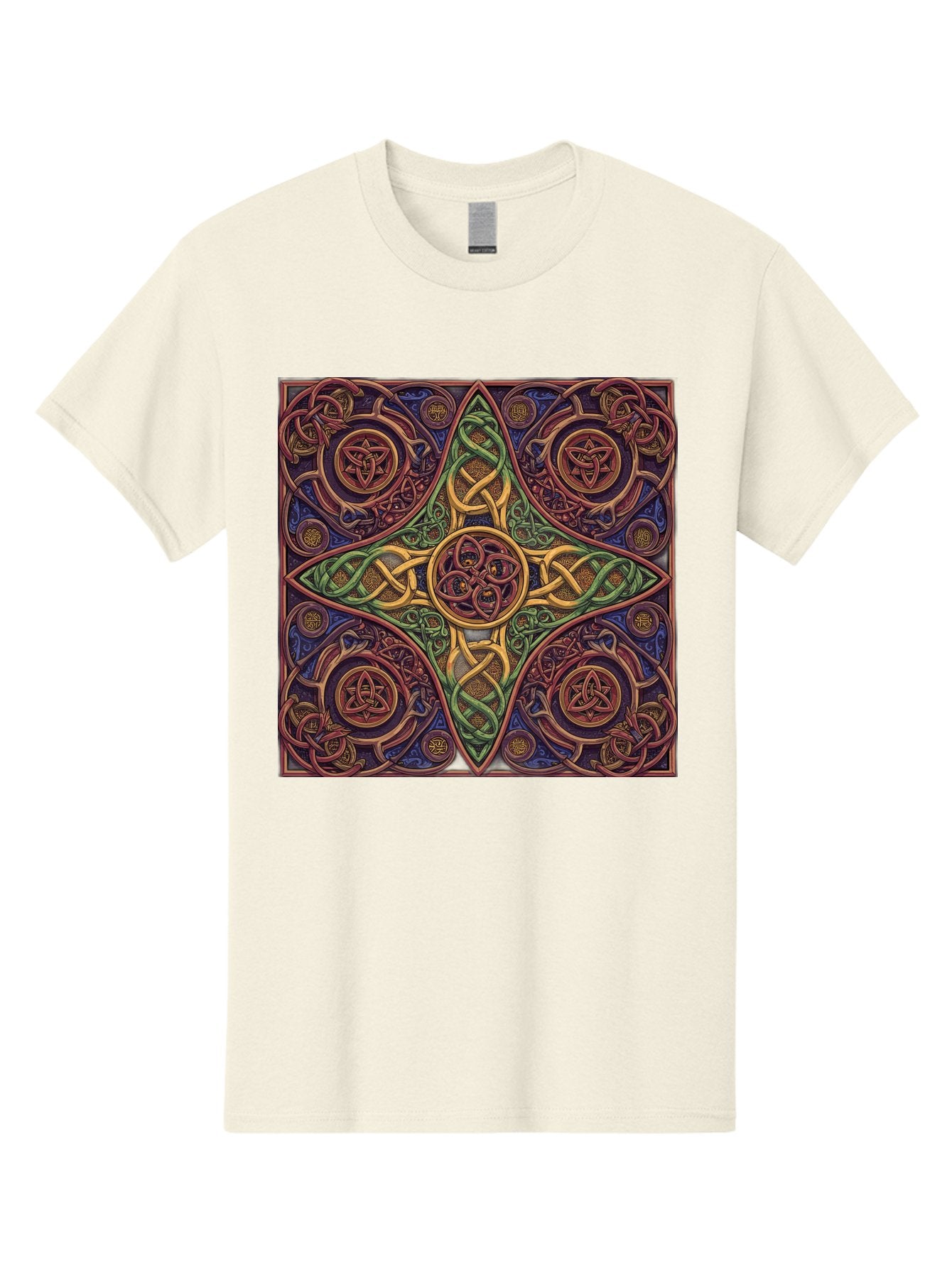 Pentagram-Celtic-Knot-Pattern Men'S Graphic Tee, 100% Cotton, Comfortable Casual Summer Wear, Machine Washable, Vintage Camera, Old Camera, Antique Camera, Black Camera, Classic Photography, Photography Equipment, Nostalgic Device, Bag943 10