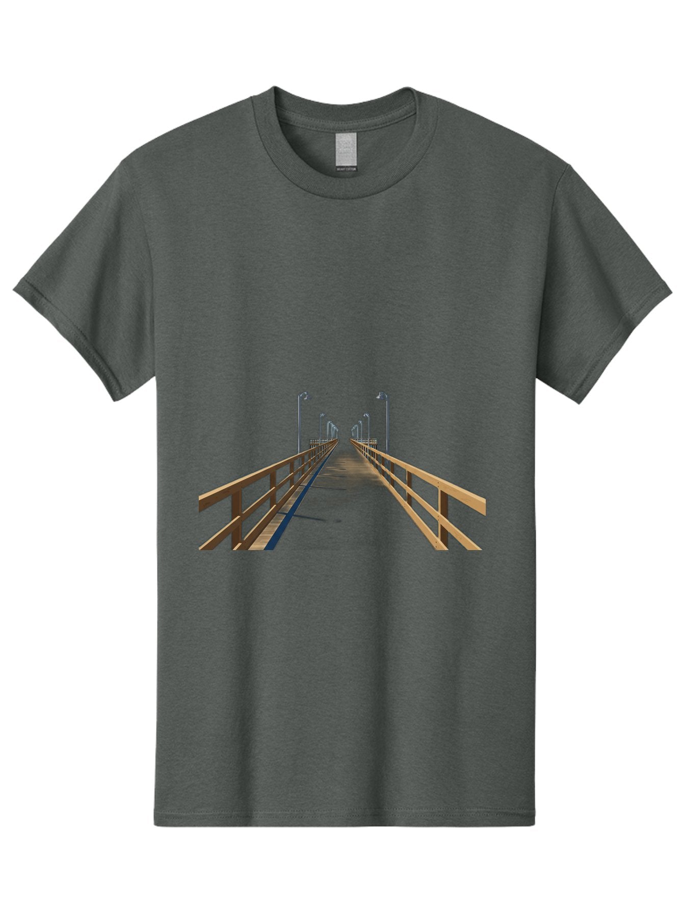 Pier-With-Street-Lights Men'S Graphic Tee, 100% Cotton, Comfortable Casual Summer Wear, Machine Washable, Vintage Camera, Old Camera, Antique Camera, Black Camera, Classic Photography, Photography Equipment, Nostalgic Device, Film Camera, Bag949 4