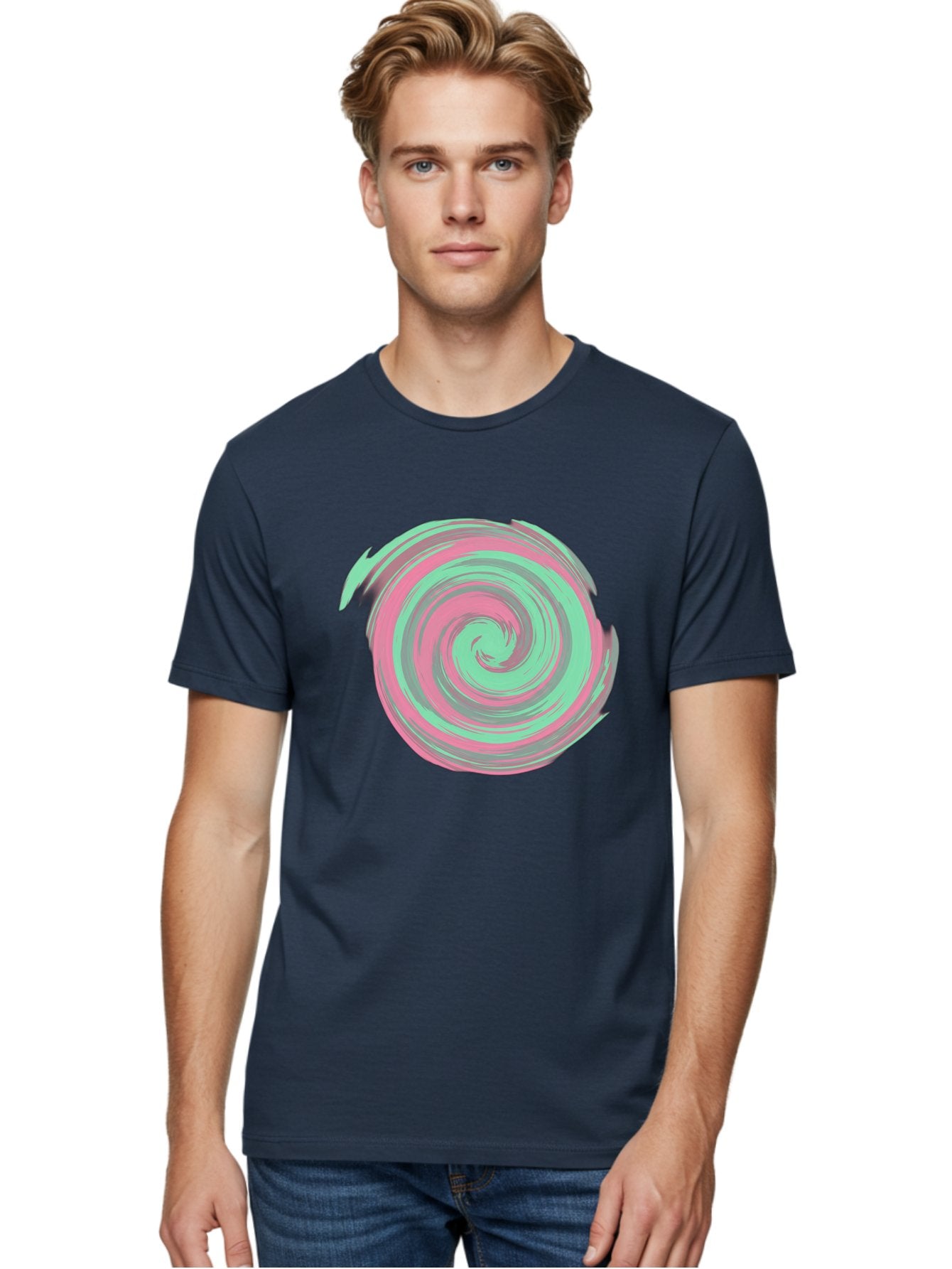 Pink-And-Grey-Spiral Men'S Graphic Tee, 100% Cotton, Comfortable Casual Summer Wear, Machine Washable, Vintage Camera, Old Camera, Antique Camera, Black Camera, Classic Photography, Photography Equipment, Nostalgic Device, Film Camera, Bag951 26
