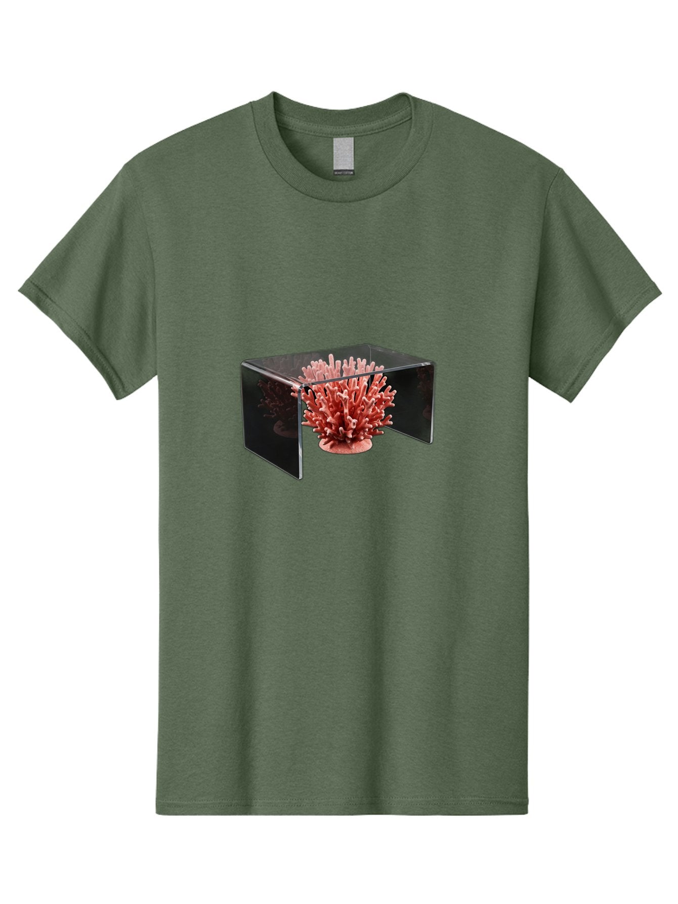 Pink-Coral-In-Cube Men'S Graphic Tee, 100% Cotton, Comfortable Casual Summer Wear, Machine Washable, Vintage Camera, Old Camera, Antique Camera, Black Camera, Classic Photography, Photography Equipment, Nostalgic Device, Film Camera, Bag952 8