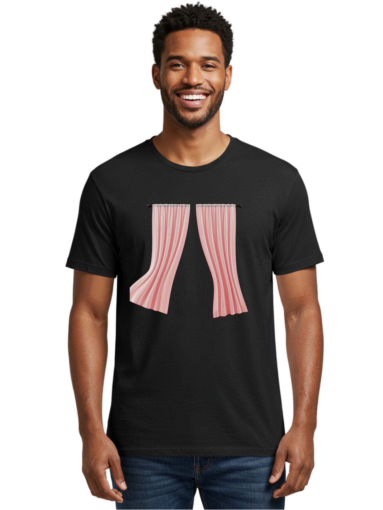 Pink-Curtains Men'S Graphic Tee, 100% Cotton, Comfortable Casual Summer Wear, Machine Washable, Vintage Camera, Old Camera, Antique Camera, Black Camera, Classic Photography, Photography Equipment, Nostalgic Device, Film Camera, Camera Art Bag953 21