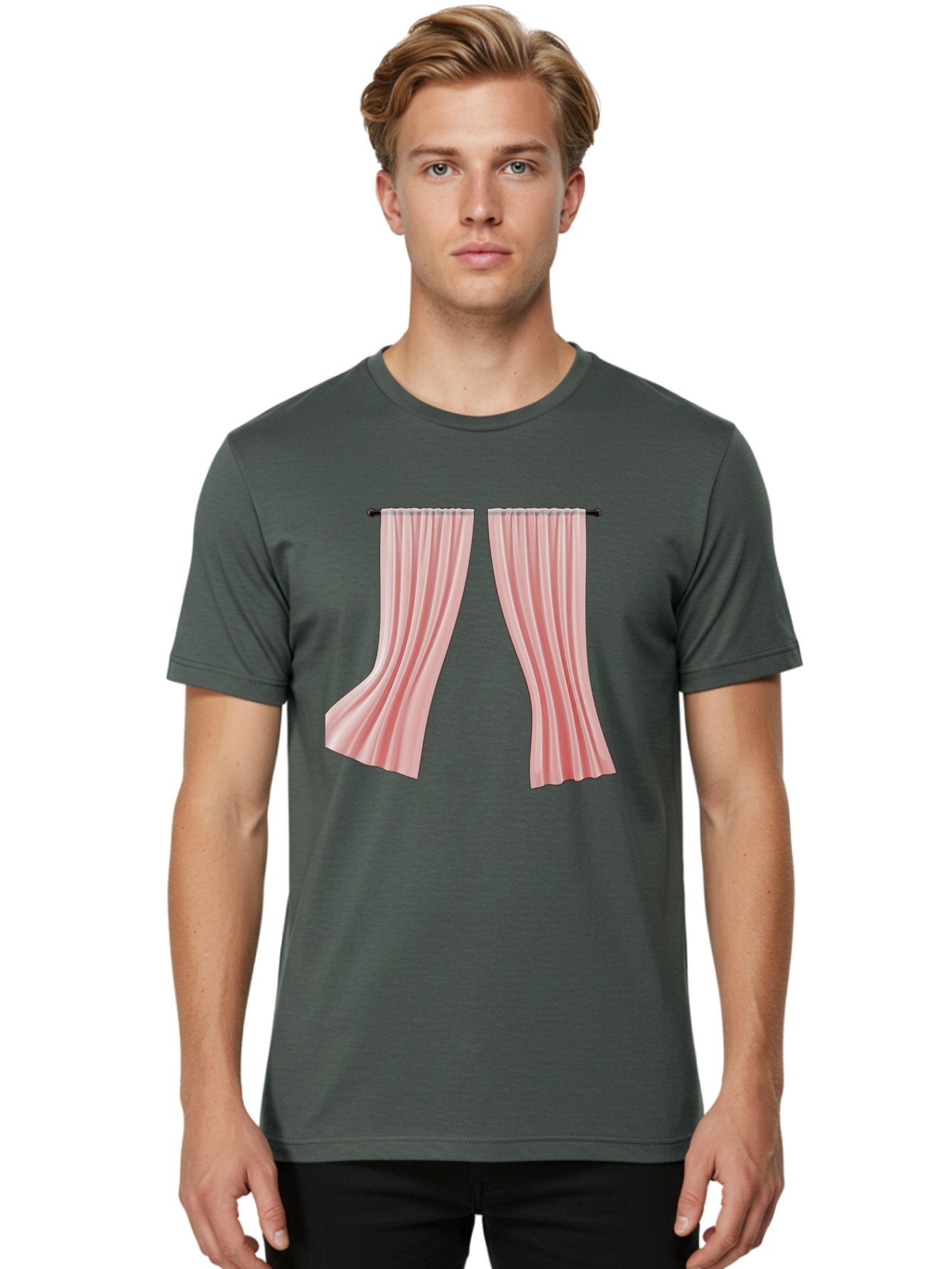 Pink-Curtains Men'S Graphic Tee, 100% Cotton, Comfortable Casual Summer Wear, Machine Washable, Vintage Camera, Old Camera, Antique Camera, Black Camera, Classic Photography, Photography Equipment, Nostalgic Device, Film Camera, Camera Art Bag953 27