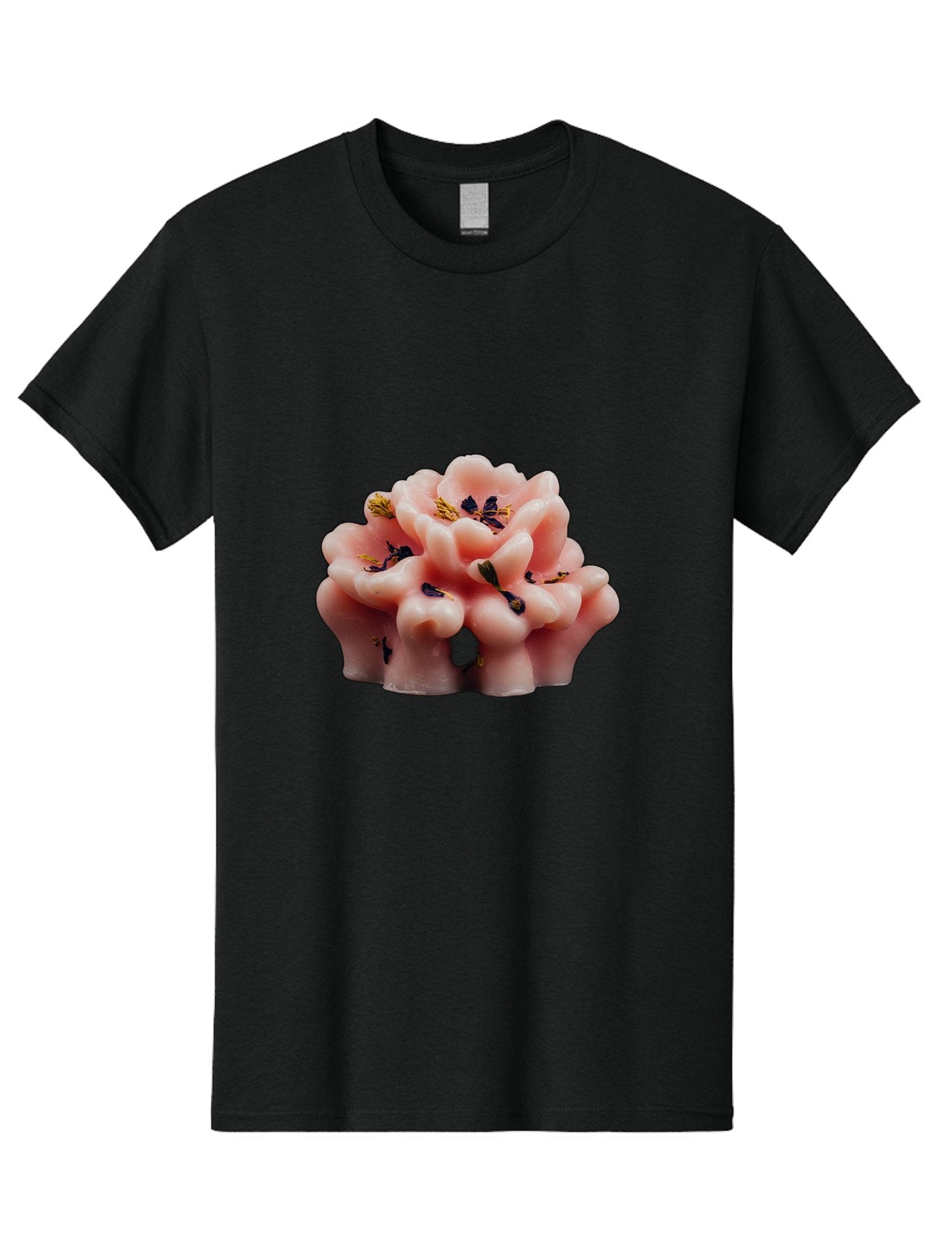 Pink-Flower-Shaped-Candle Men'S Graphic Tee, 100% Cotton, Comfortable Casual Summer Wear, Machine Washable, Vintage Camera, Old Camera, Antique Camera, Black Camera, Classic Photography, Photography Equipment, Nostalgic Device, Film Camera, Bag956 9