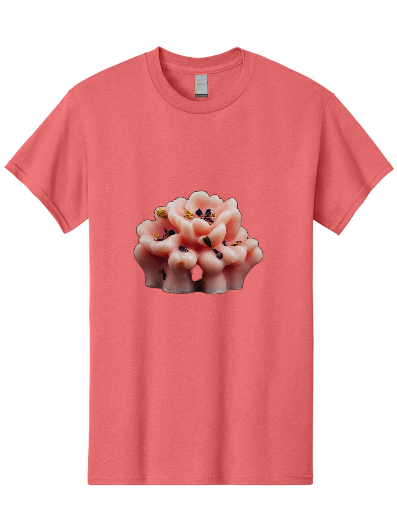 Pink-Flower-Shaped-Candle Men'S Graphic Tee, 100% Cotton, Comfortable Casual Summer Wear, Machine Washable, Vintage Camera, Old Camera, Antique Camera, Black Camera, Classic Photography, Photography Equipment, Nostalgic Device, Film Camera, Bag956 4