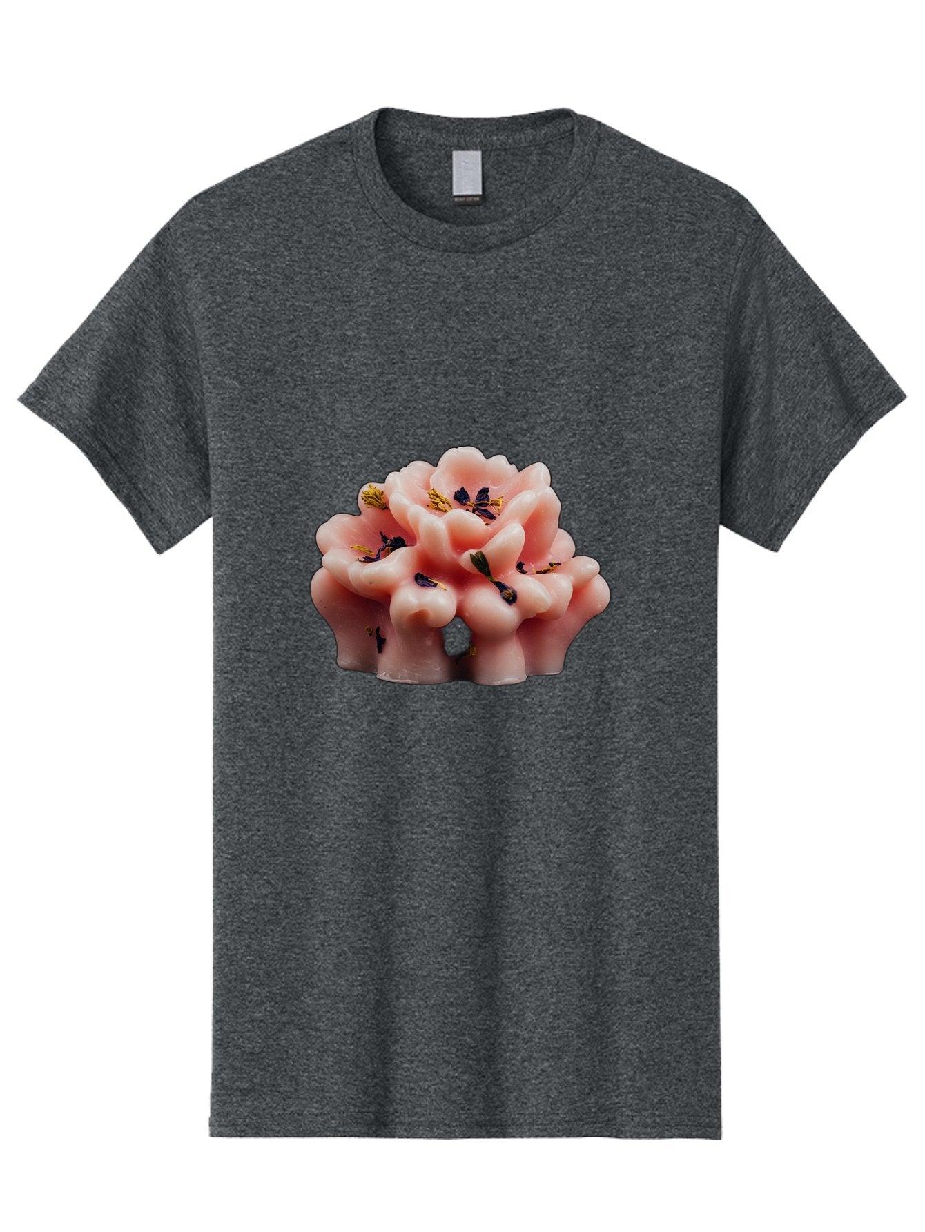 Pink-Flower-Shaped-Candle Men'S Graphic Tee, 100% Cotton, Comfortable Casual Summer Wear, Machine Washable, Vintage Camera, Old Camera, Antique Camera, Black Camera, Classic Photography, Photography Equipment, Nostalgic Device, Film Camera, Bag956 7