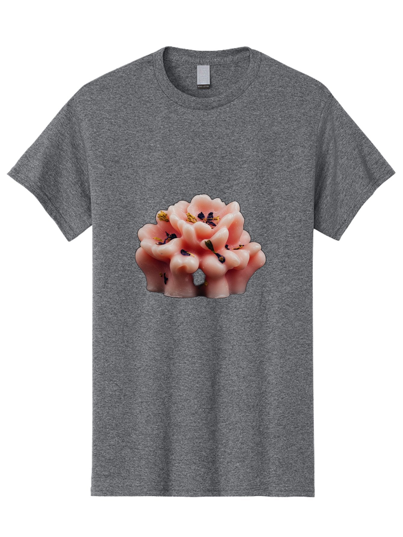 Pink-Flower-Shaped-Candle Men'S Graphic Tee, 100% Cotton, Comfortable Casual Summer Wear, Machine Washable, Vintage Camera, Old Camera, Antique Camera, Black Camera, Classic Photography, Photography Equipment, Nostalgic Device, Film Camera, Bag956 13