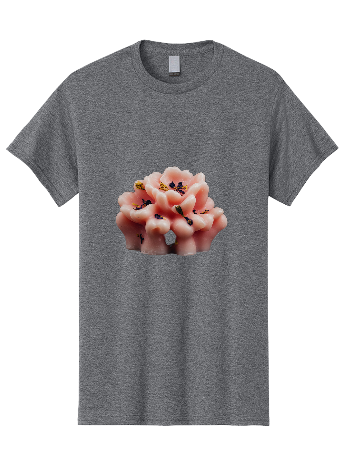 Pink-Flower-Shaped-Candle Men'S Graphic Tee, 100% Cotton, Comfortable Casual Summer Wear, Machine Washable, Vintage Camera, Old Camera, Antique Camera, Black Camera, Classic Photography, Photography Equipment, Nostalgic Device, Film Camera, Bag956 15