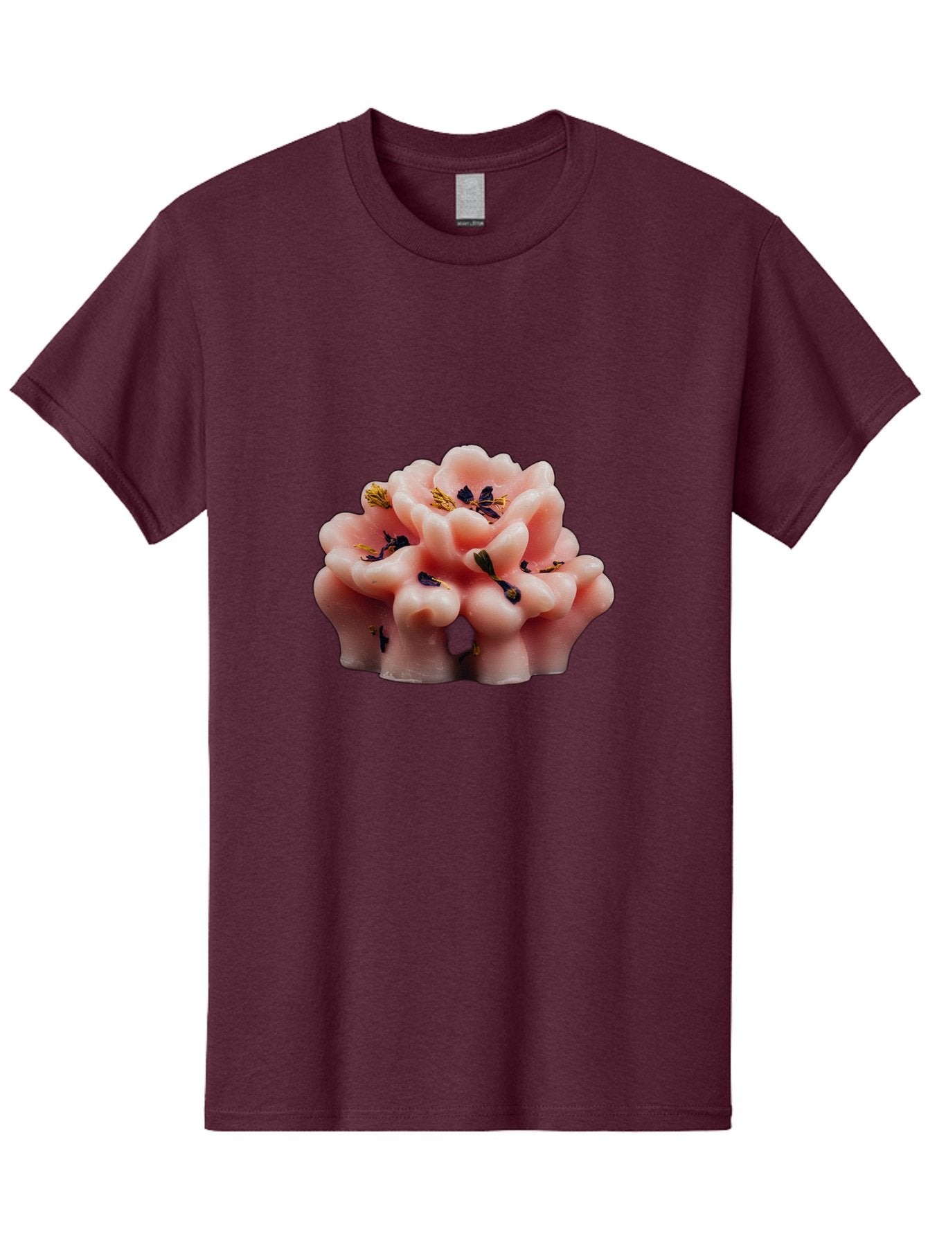 Pink-Flower-Shaped-Candle Men'S Graphic Tee, 100% Cotton, Comfortable Casual Summer Wear, Machine Washable, Vintage Camera, Old Camera, Antique Camera, Black Camera, Classic Photography, Photography Equipment, Nostalgic Device, Film Camera, Bag956 3