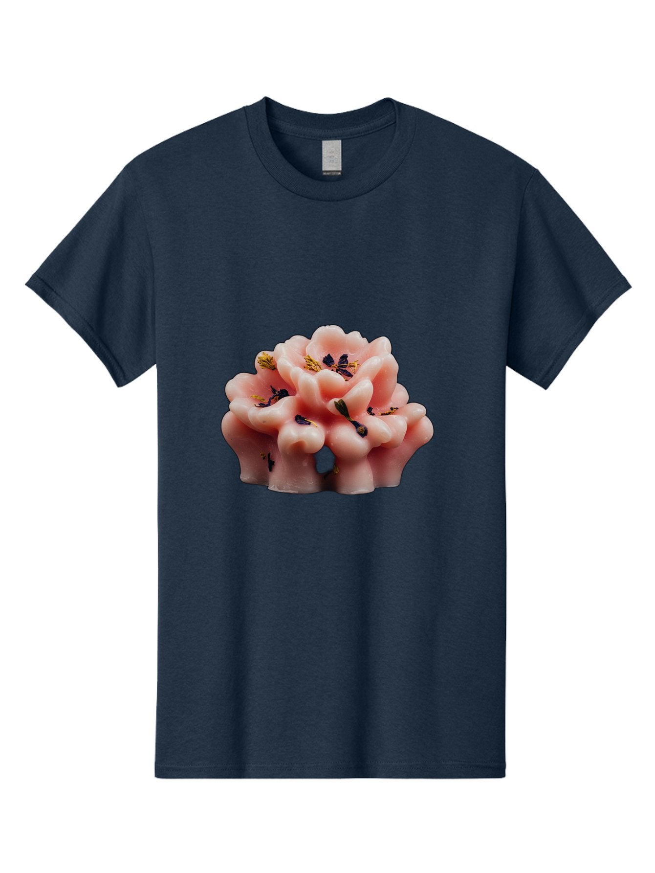 Pink-Flower-Shaped-Candle Men'S Graphic Tee, 100% Cotton, Comfortable Casual Summer Wear, Machine Washable, Vintage Camera, Old Camera, Antique Camera, Black Camera, Classic Photography, Photography Equipment, Nostalgic Device, Film Camera, Bag956 6