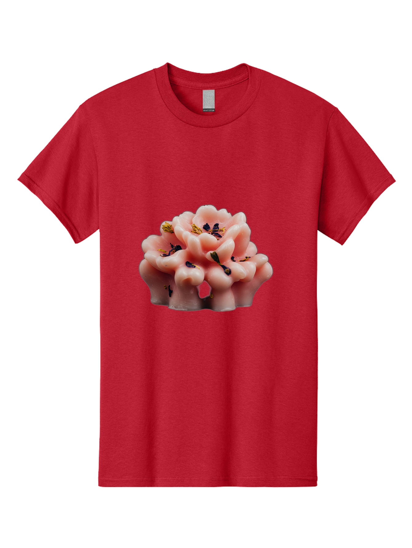 Pink-Flower-Shaped-Candle Men'S Graphic Tee, 100% Cotton, Comfortable Casual Summer Wear, Machine Washable, Vintage Camera, Old Camera, Antique Camera, Black Camera, Classic Photography, Photography Equipment, Nostalgic Device, Film Camera, Bag956