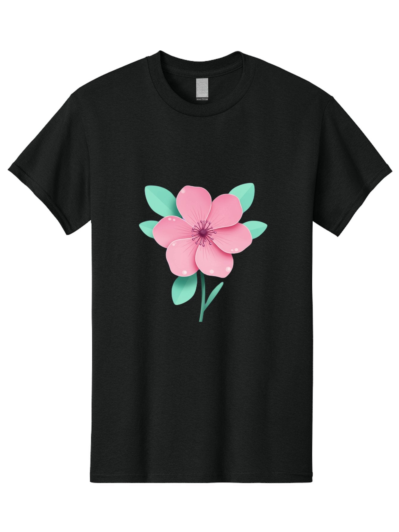 Pink-Flower Men'S Graphic Tee, 100% Cotton, Comfortable Casual Summer Wear, Machine Washable, Vintage Camera, Old Camera, Antique Camera, Black Camera, Classic Photography, Photography Equipment, Nostalgic Device, Film Camera, Camera Art Bag957 7