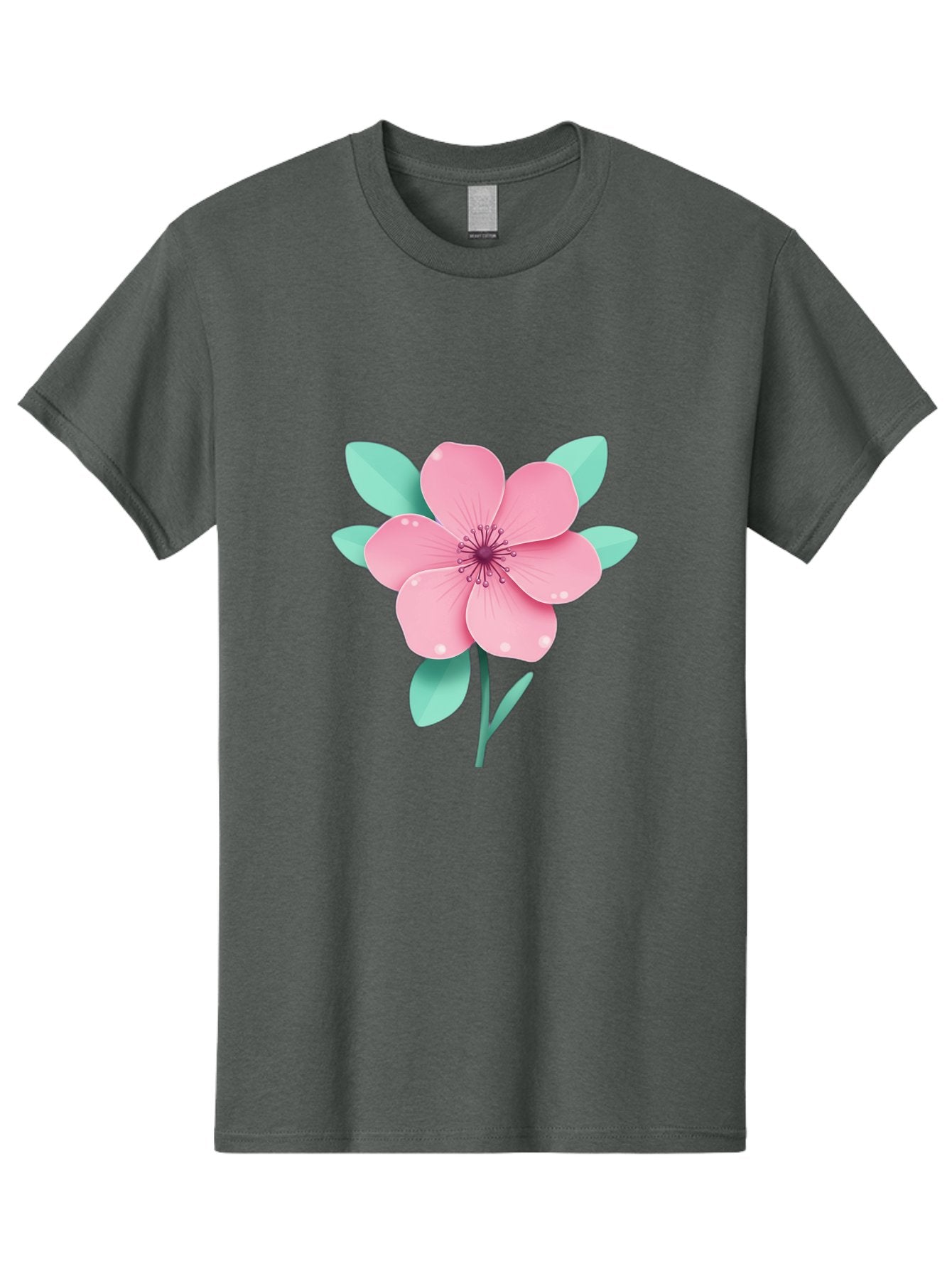 Pink-Flower Men'S Graphic Tee, 100% Cotton, Comfortable Casual Summer Wear, Machine Washable, Vintage Camera, Old Camera, Antique Camera, Black Camera, Classic Photography, Photography Equipment, Nostalgic Device, Film Camera, Camera Art Bag957 9