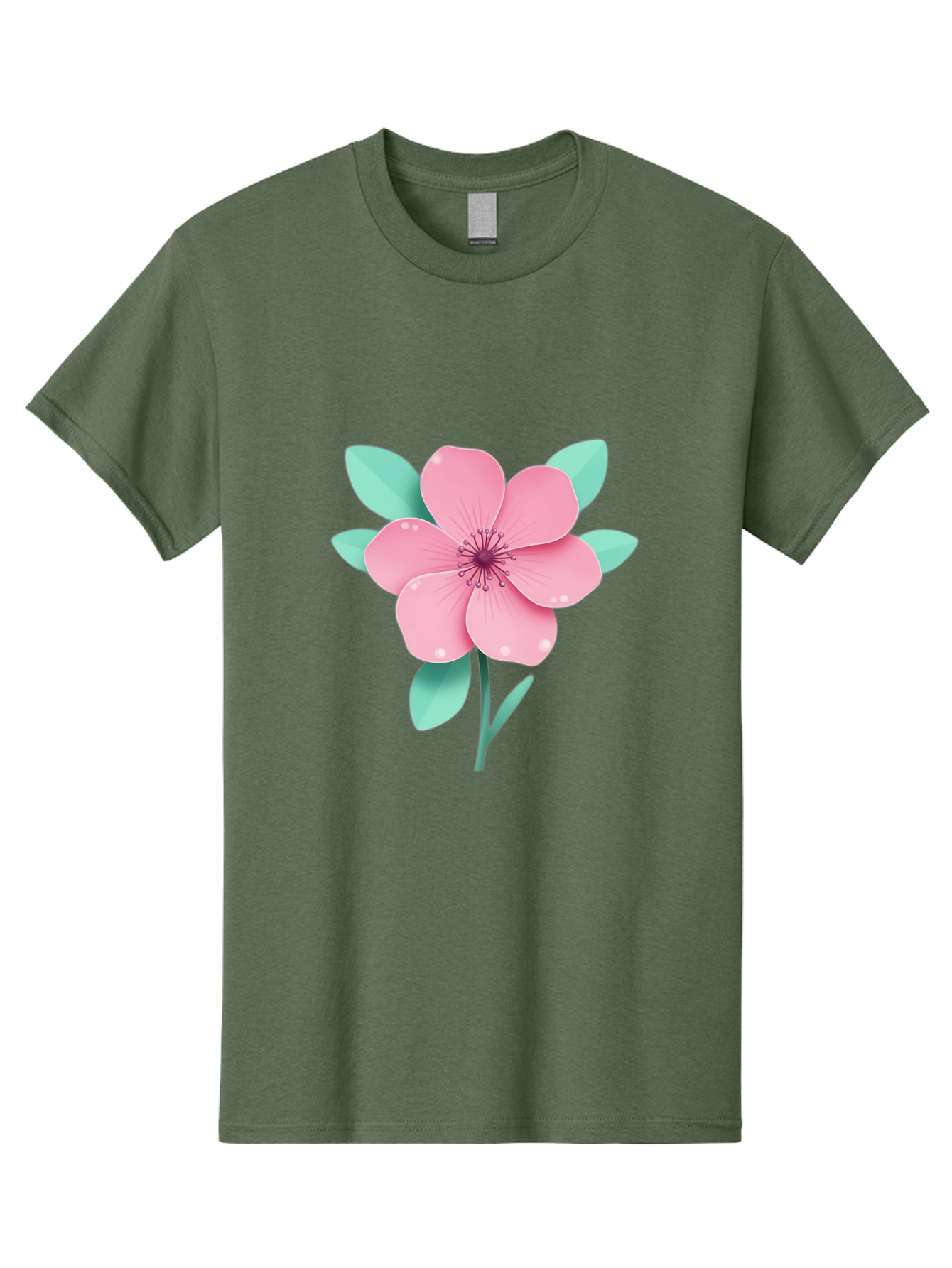 Pink-Flower Men'S Graphic Tee, 100% Cotton, Comfortable Casual Summer Wear, Machine Washable, Vintage Camera, Old Camera, Antique Camera, Black Camera, Classic Photography, Photography Equipment, Nostalgic Device, Film Camera, Camera Art Bag957