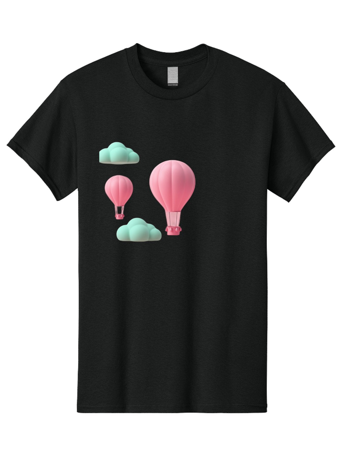 Pink-Hot-Air-Balloons Men'S Graphic Tee, 100% Cotton, Comfortable Casual Summer Wear, Machine Washable, Vintage Camera, Old Camera, Antique Camera, Black Camera, Classic Photography, Photography Equipment, Nostalgic Device, Film Camera, Bag958