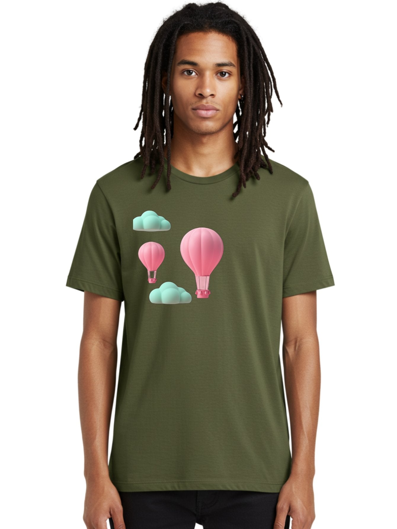 Pink-Hot-Air-Balloons Men'S Graphic Tee, 100% Cotton, Comfortable Casual Summer Wear, Machine Washable, Vintage Camera, Old Camera, Antique Camera, Black Camera, Classic Photography, Photography Equipment, Nostalgic Device, Film Camera, Bag958 19