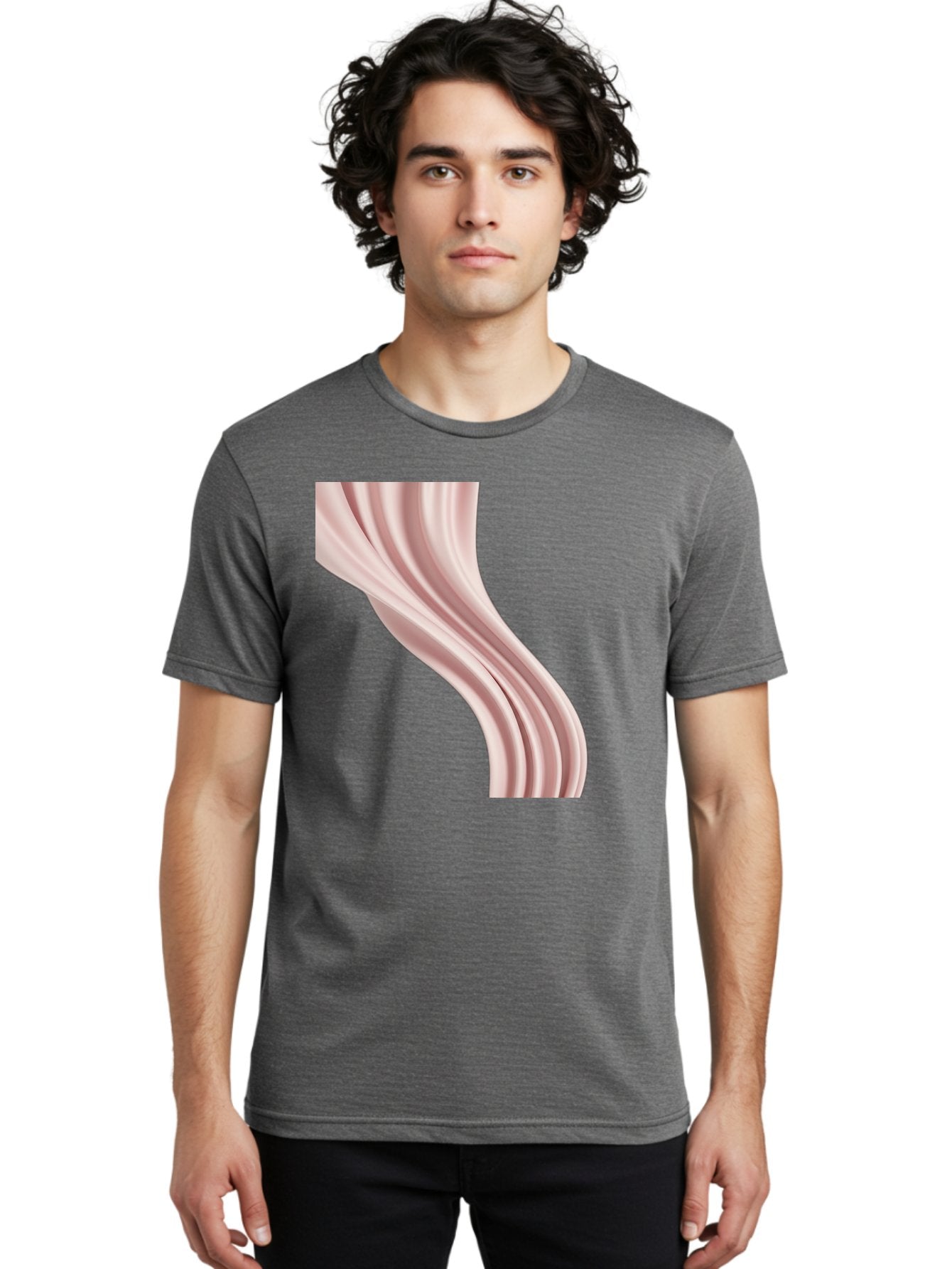 Pink-Ribbon Men'S Graphic Tee, 100% Cotton, Comfortable Casual Summer Wear, Machine Washable, Vintage Camera, Old Camera, Antique Camera, Black Camera, Classic Photography, Photography Equipment, Nostalgic Device, Film Camera, Camera Art Bag960 28