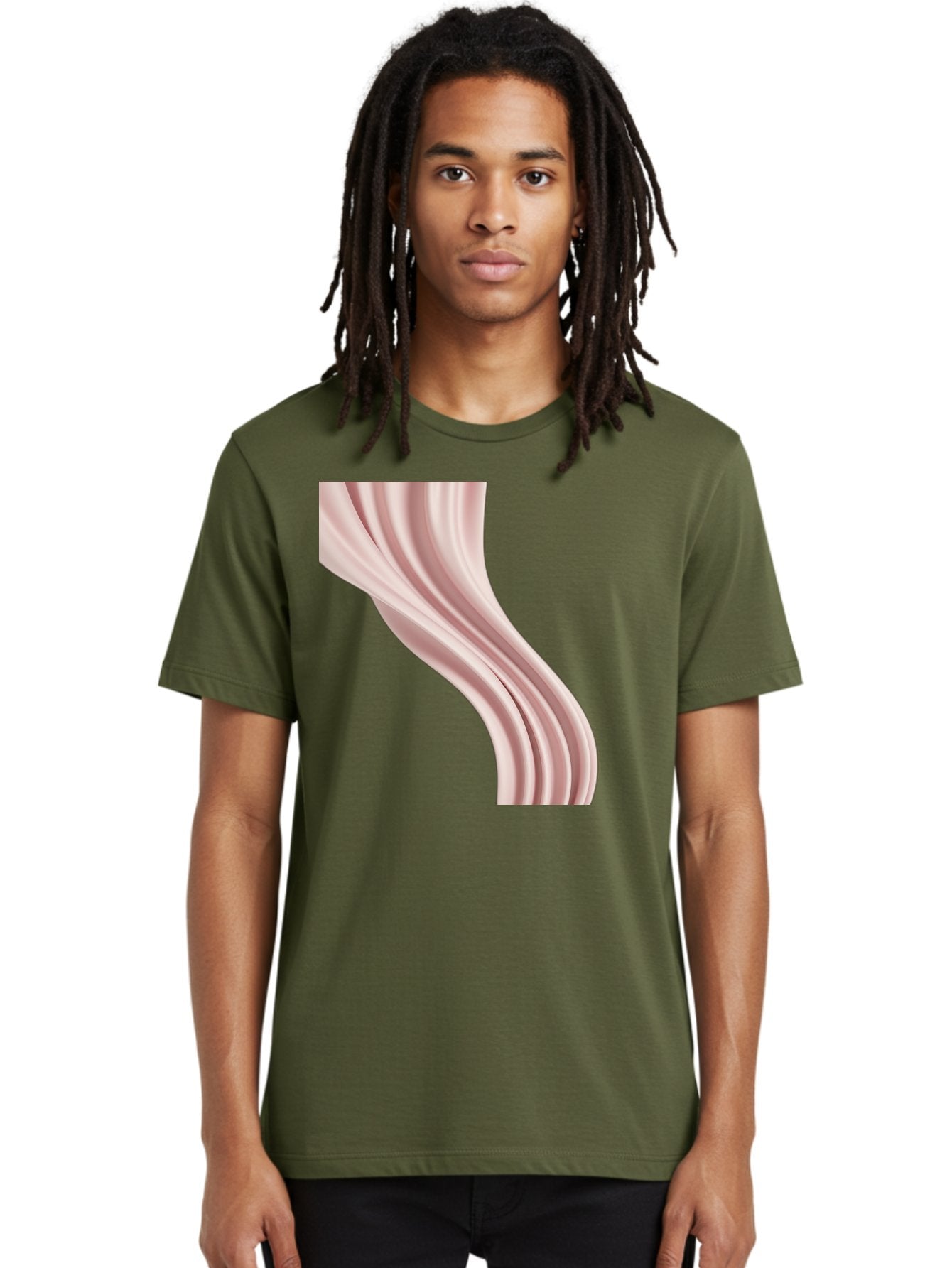 Pink-Ribbon Men'S Graphic Tee, 100% Cotton, Comfortable Casual Summer Wear, Machine Washable, Vintage Camera, Old Camera, Antique Camera, Black Camera, Classic Photography, Photography Equipment, Nostalgic Device, Film Camera, Camera Art Bag960 24