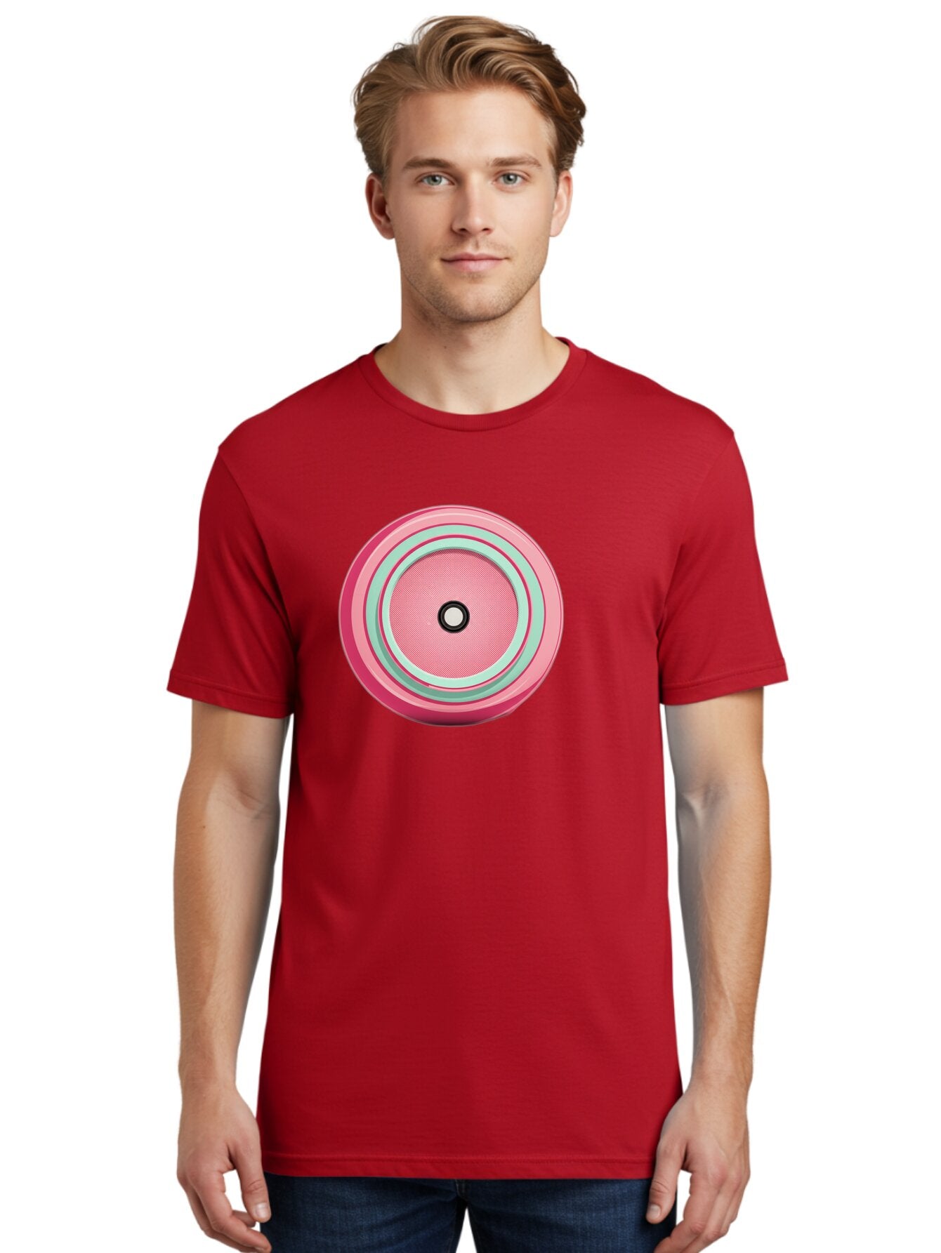 Pink-Speaker Men'S Graphic Tee, 100% Cotton, Comfortable Casual Summer Wear, Machine Washable, Vintage Camera, Old Camera, Antique Camera, Black Camera, Classic Photography, Photography Equipment, Nostalgic Device, Film Camera, Camera Art Bag969 29