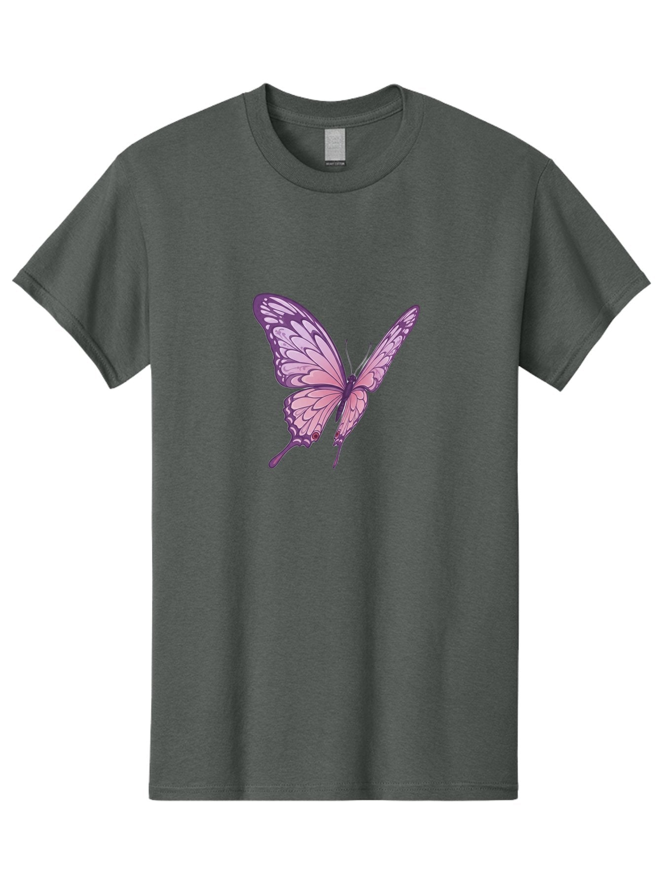 Purple-Butterfly Men'S Graphic Tee, 100% Cotton, Comfortable Casual Summer Wear, Machine Washable, Vintage Camera, Old Camera, Antique Camera, Black Camera, Classic Photography, Photography Equipment, Nostalgic Device, Film Camera, Camera Art Bag984 9