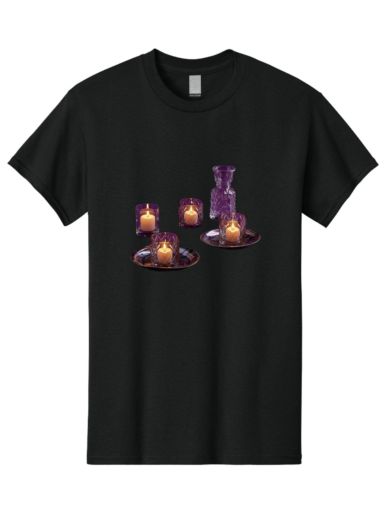 Purple-Candle-Holders Men'S Graphic Tee, 100% Cotton, Comfortable Casual Summer Wear, Machine Washable, Vintage Camera, Old Camera, Antique Camera, Black Camera, Classic Photography, Photography Equipment, Nostalgic Device, Film Camera, Bag985 6
