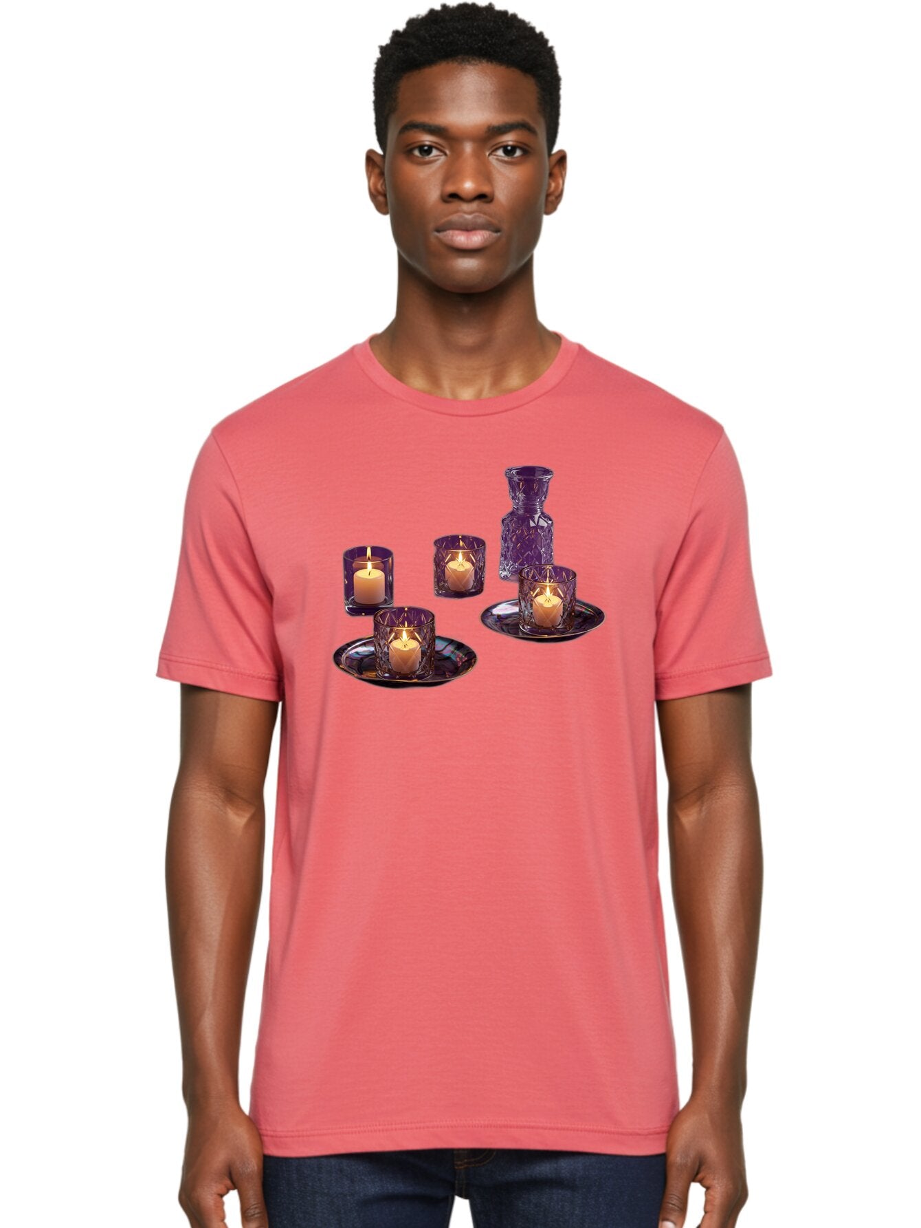 Purple-Candle-Holders Men'S Graphic Tee, 100% Cotton, Comfortable Casual Summer Wear, Machine Washable, Vintage Camera, Old Camera, Antique Camera, Black Camera, Classic Photography, Photography Equipment, Nostalgic Device, Film Camera, Bag985 26