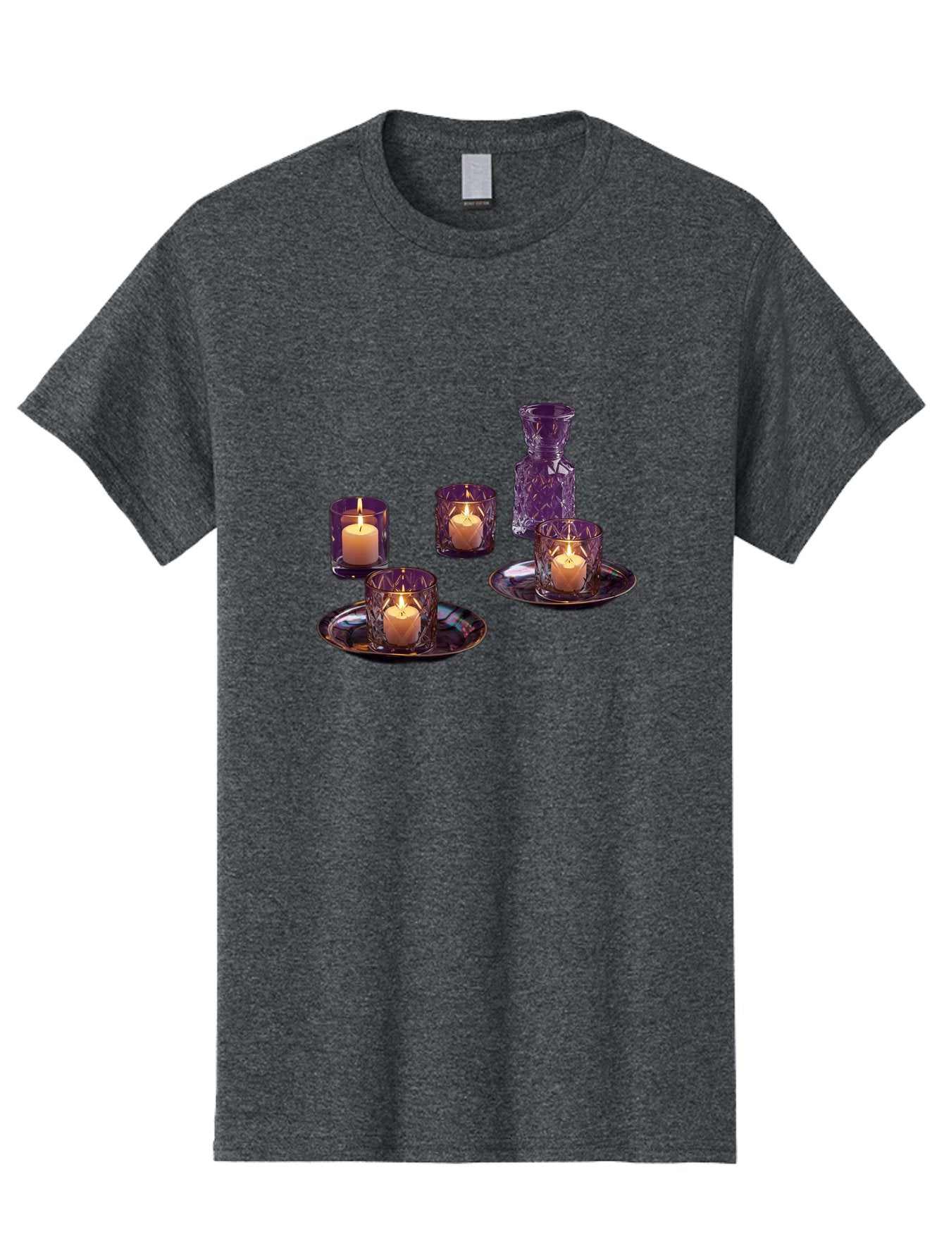 Purple-Candle-Holders Men'S Graphic Tee, 100% Cotton, Comfortable Casual Summer Wear, Machine Washable, Vintage Camera, Old Camera, Antique Camera, Black Camera, Classic Photography, Photography Equipment, Nostalgic Device, Film Camera, Bag985