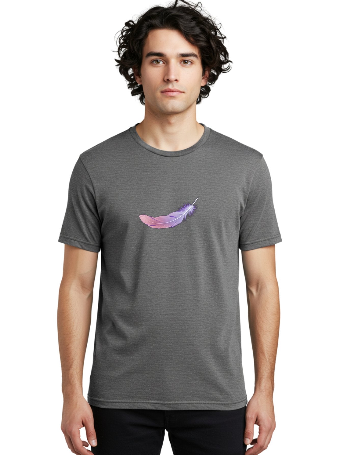 Purple-Feather Men'S Graphic Tee, 100% Cotton, Comfortable Casual Summer Wear, Machine Washable, Vintage Camera, Old Camera, Antique Camera, Black Camera, Classic Photography, Photography Equipment, Nostalgic Device, Film Camera, Camera Art Bag987 22