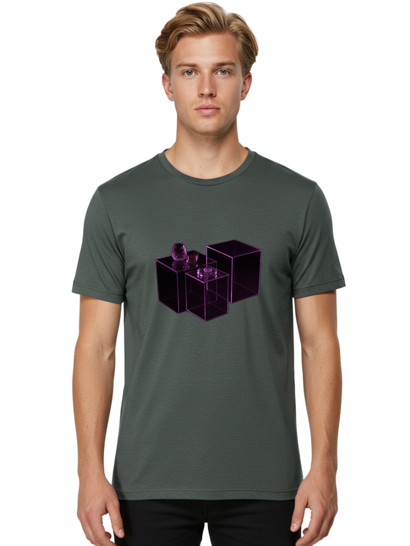 Purple-Glass-Boxes Men'S Graphic Tee, 100% Cotton, Comfortable Casual Summer Wear, Machine Washable, Vintage Camera, Old Camera, Antique Camera, Black Camera, Classic Photography, Photography Equipment, Nostalgic Device, Film Camera, Bag989 28