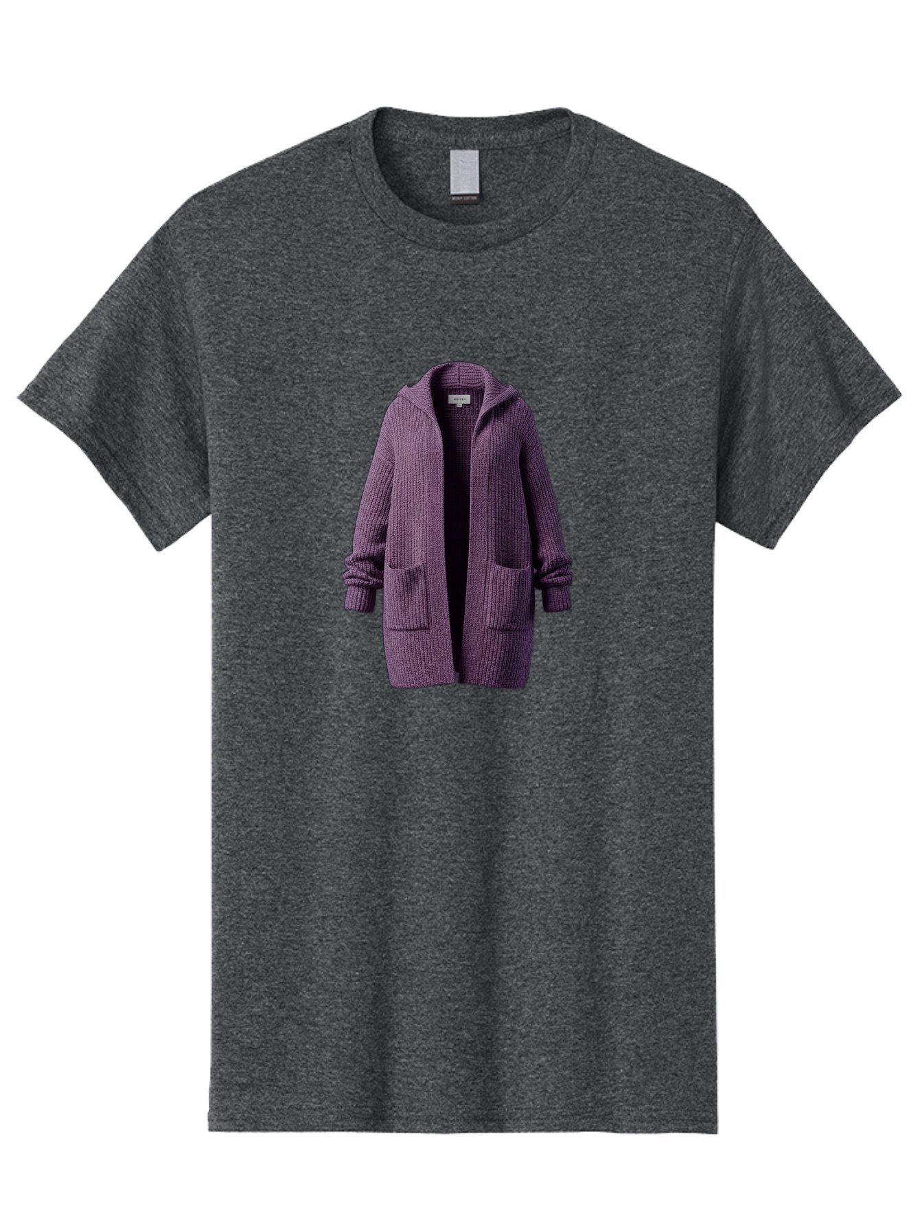 Purple-Knit-Cardigan Men'S Graphic Tee, 100% Cotton, Comfortable Casual Summer Wear, Machine Washable, Vintage Camera, Old Camera, Antique Camera, Black Camera, Classic Photography, Photography Equipment, Nostalgic Device, Film Camera, Bag991 4