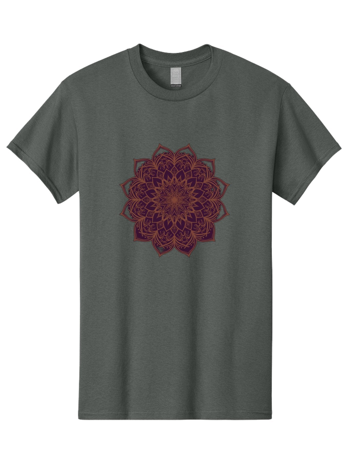 Purple-Mandala Men'S Graphic Tee, 100% Cotton, Comfortable Casual Summer Wear, Machine Washable, Vintage Camera, Old Camera, Antique Camera, Black Camera, Classic Photography, Photography Equipment, Nostalgic Device, Film Camera, Camera Art Bag992